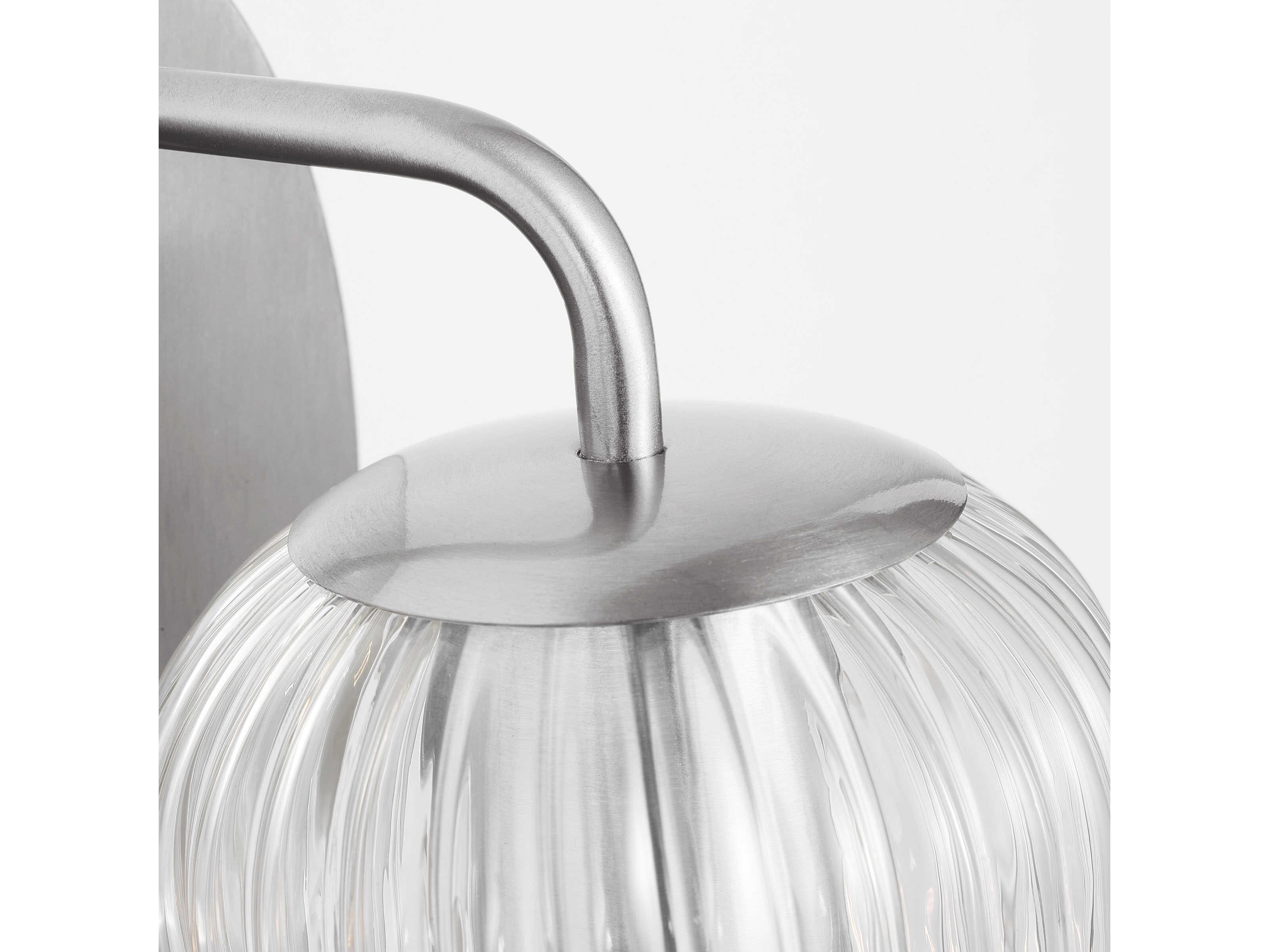 Generation Lighting Eisele 1-Light Brushed Nickel Wall Sconce