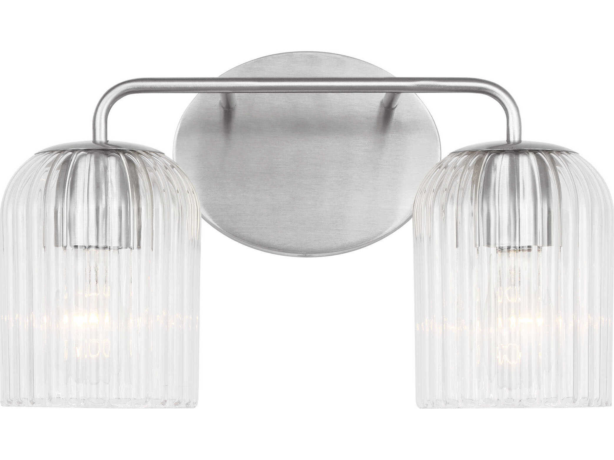 Generation Lighting Eisele 2-Light Brushed Nickel Vanity Light