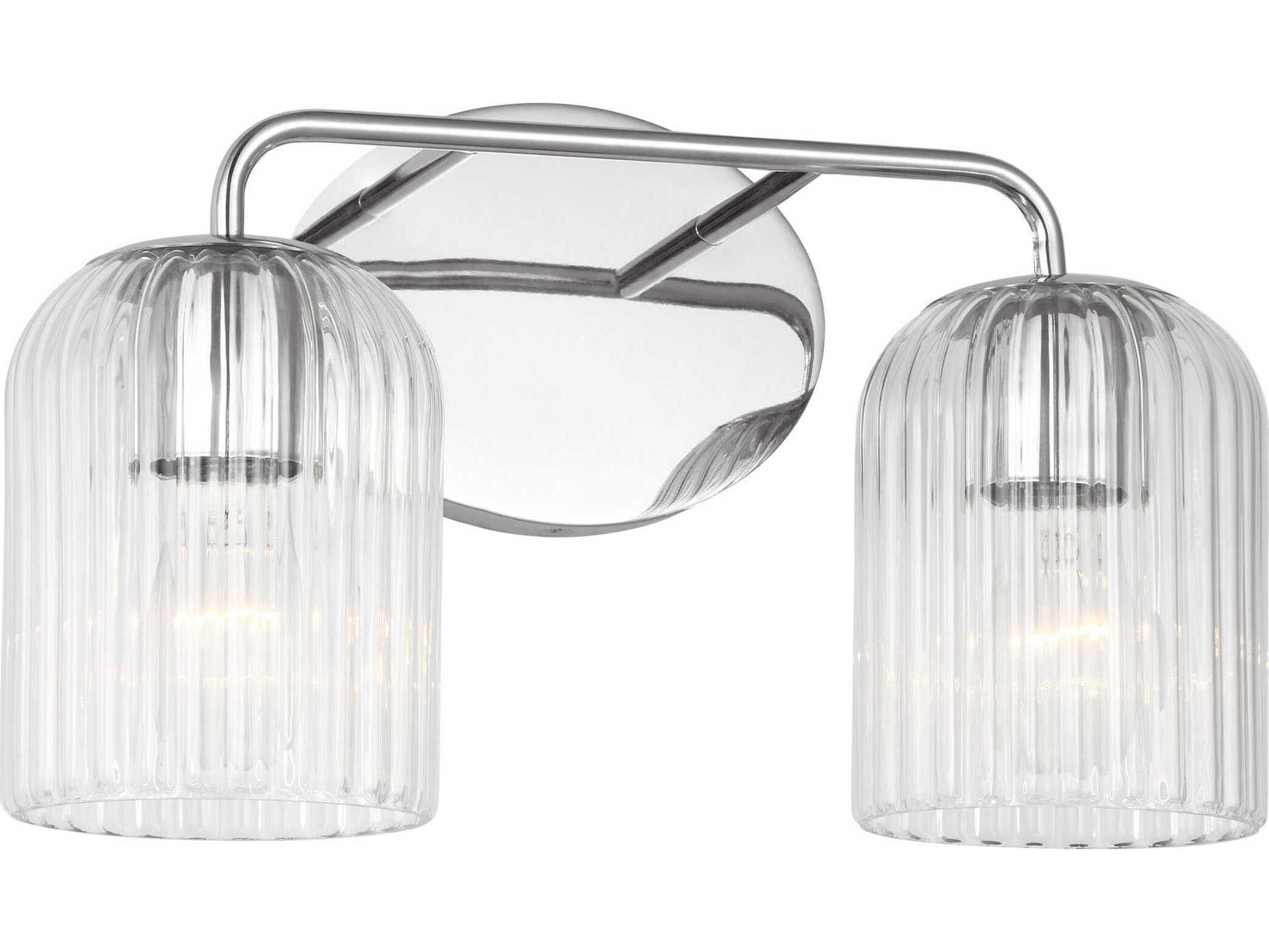 Generation Lighting Eisele 2-Light Chrome Nickel Vanity Light