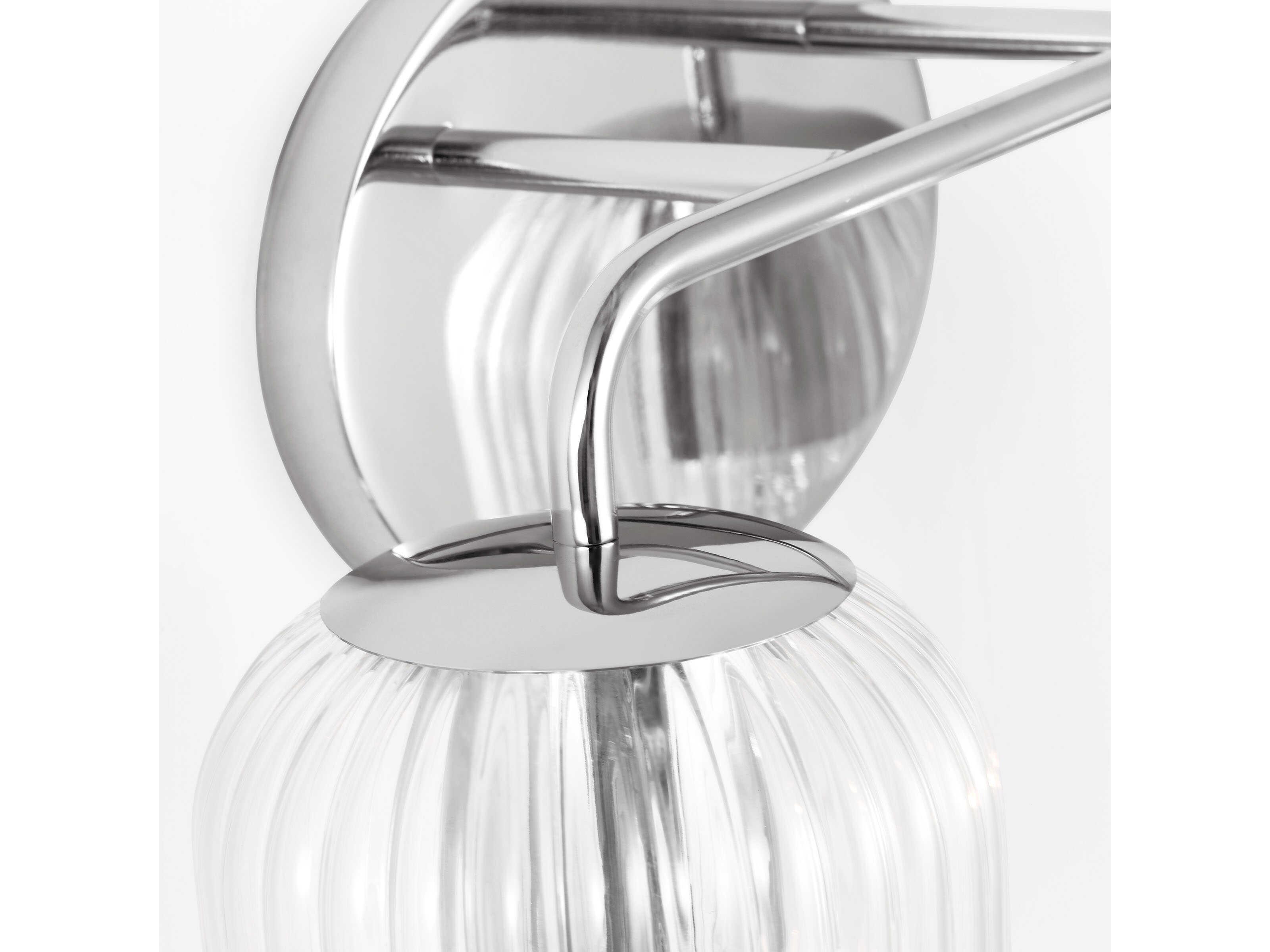 Generation Lighting Eisele 2-Light Chrome Nickel Vanity Light