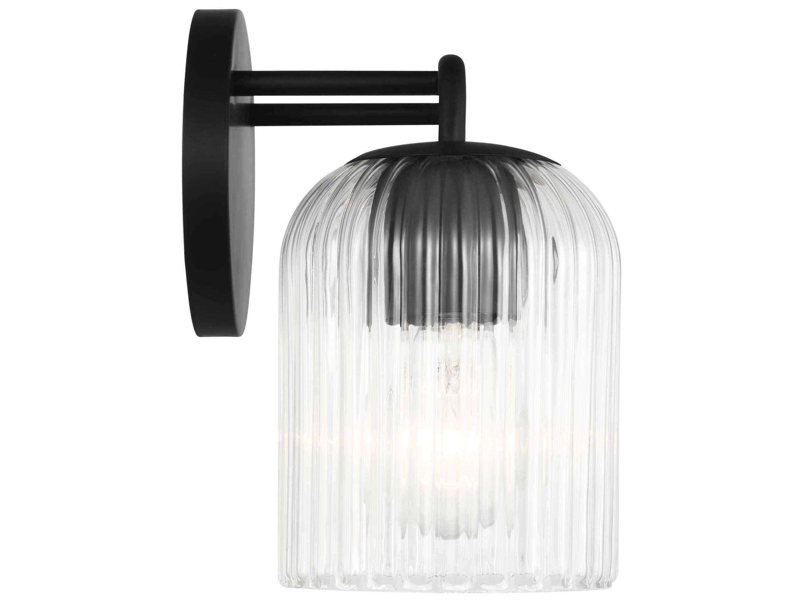Generation Lighting Eisele 2-Light Midnight Black Vanity Light