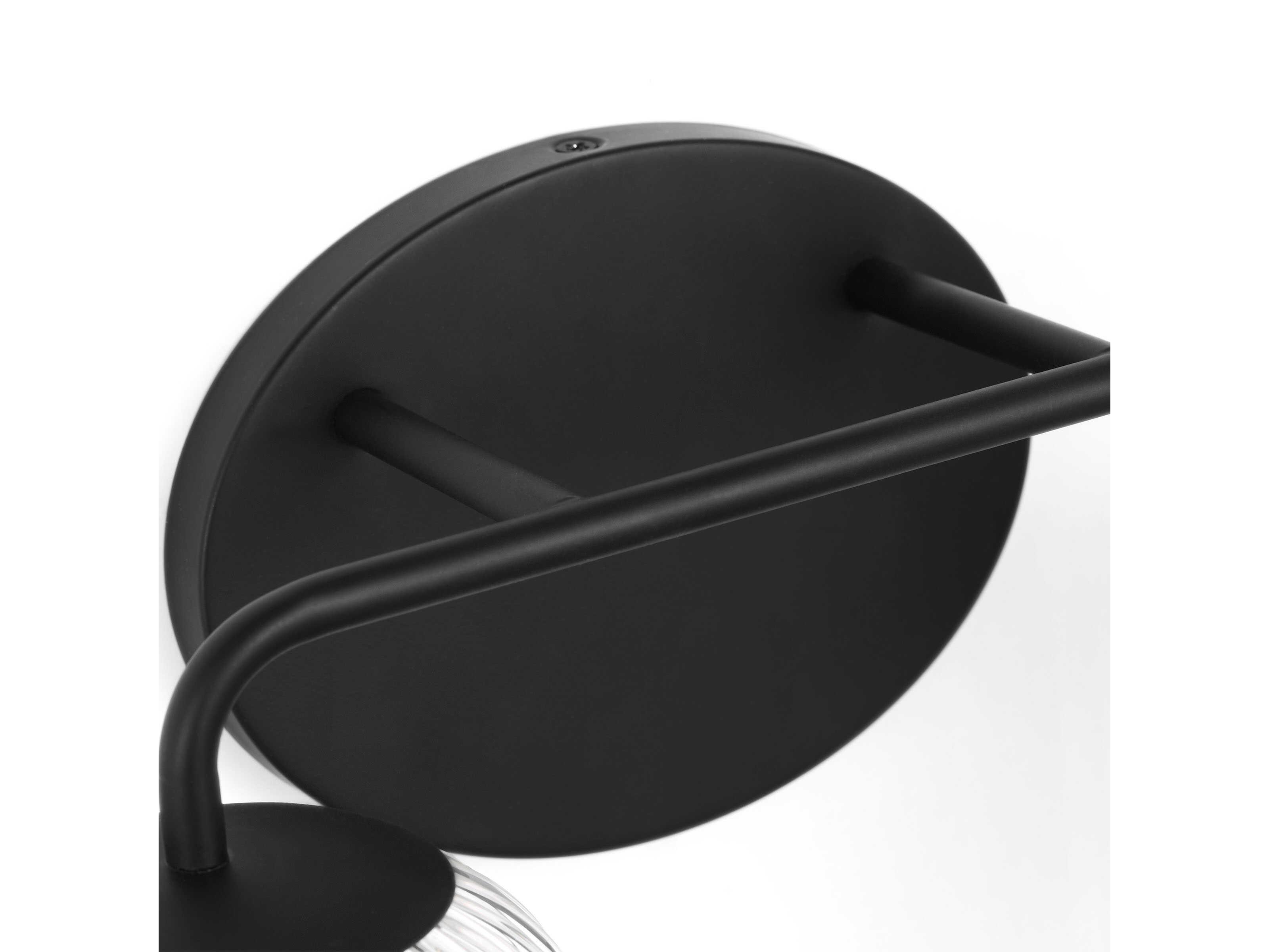 Generation Lighting Eisele 2-Light Midnight Black Vanity Light