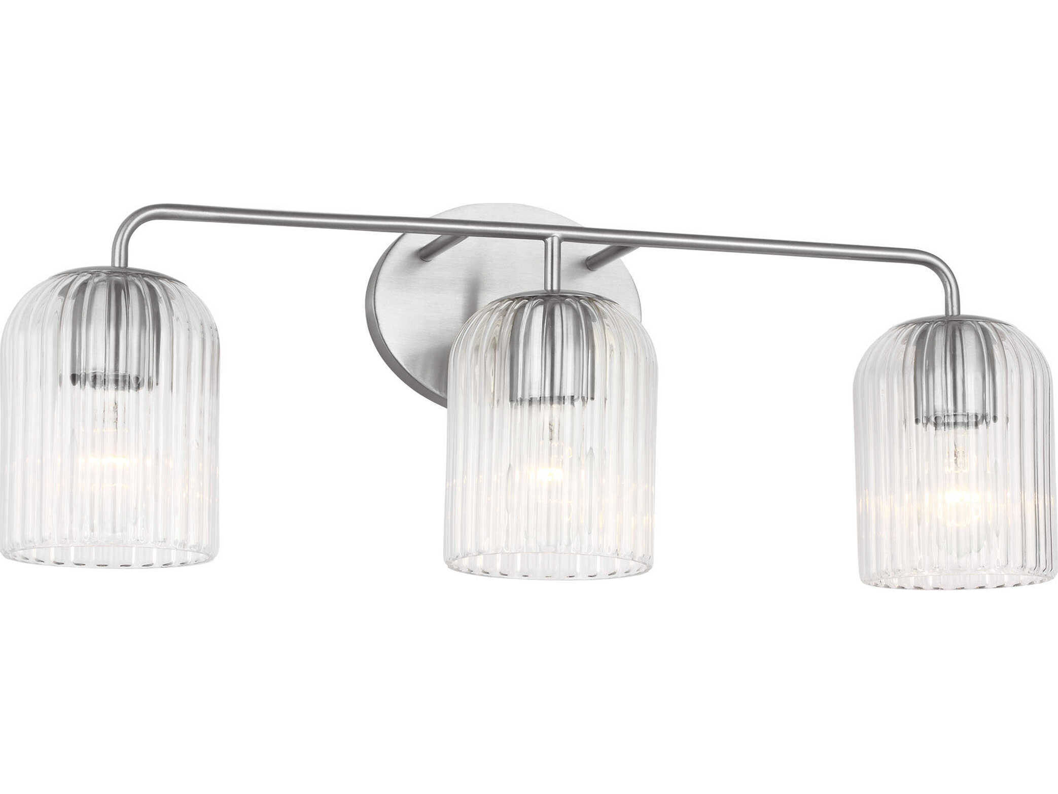 Generation Lighting Eisele 3-Light Brushed Nickel Vanity Light