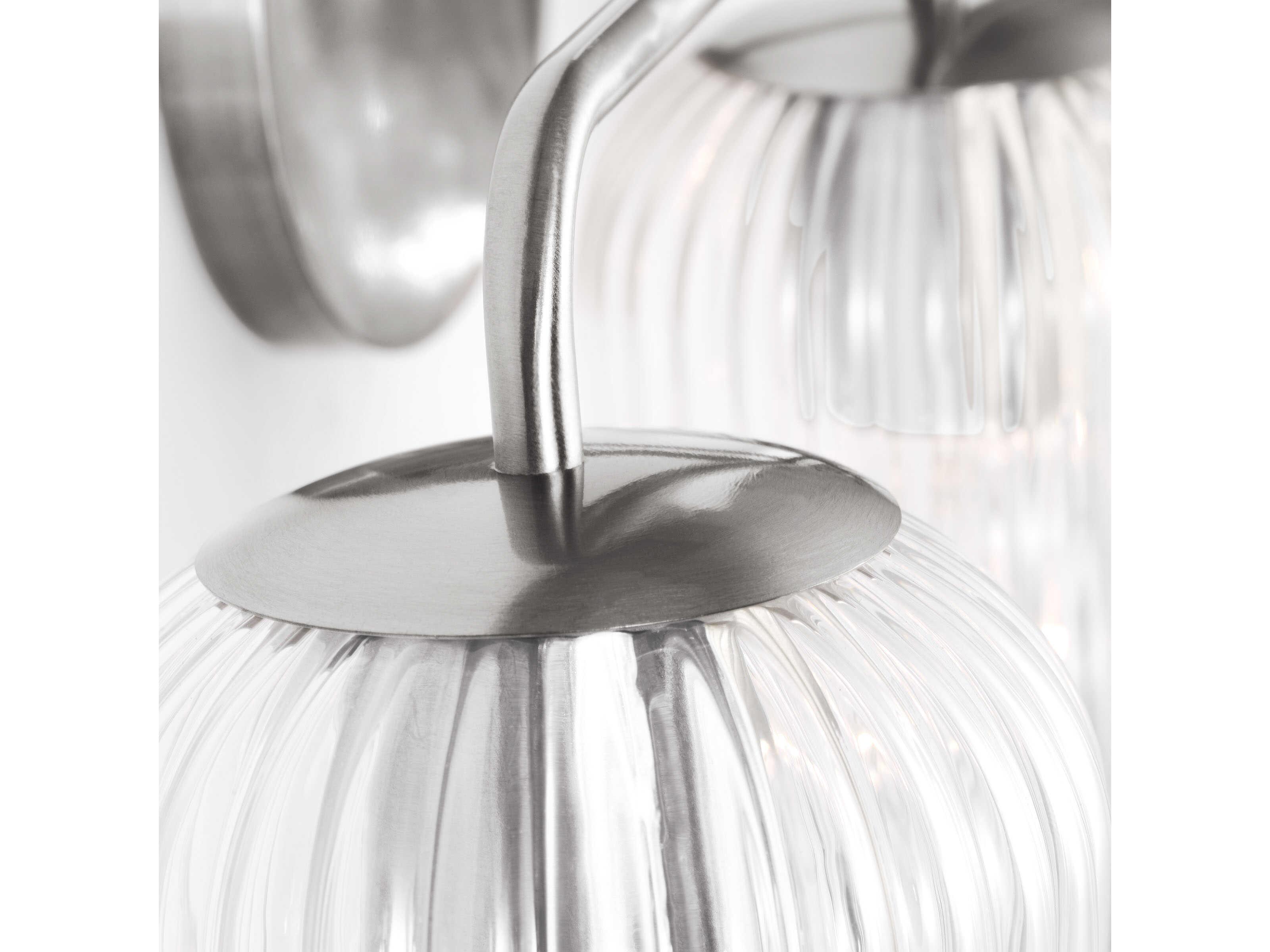 Generation Lighting Eisele 3-Light Brushed Nickel Vanity Light