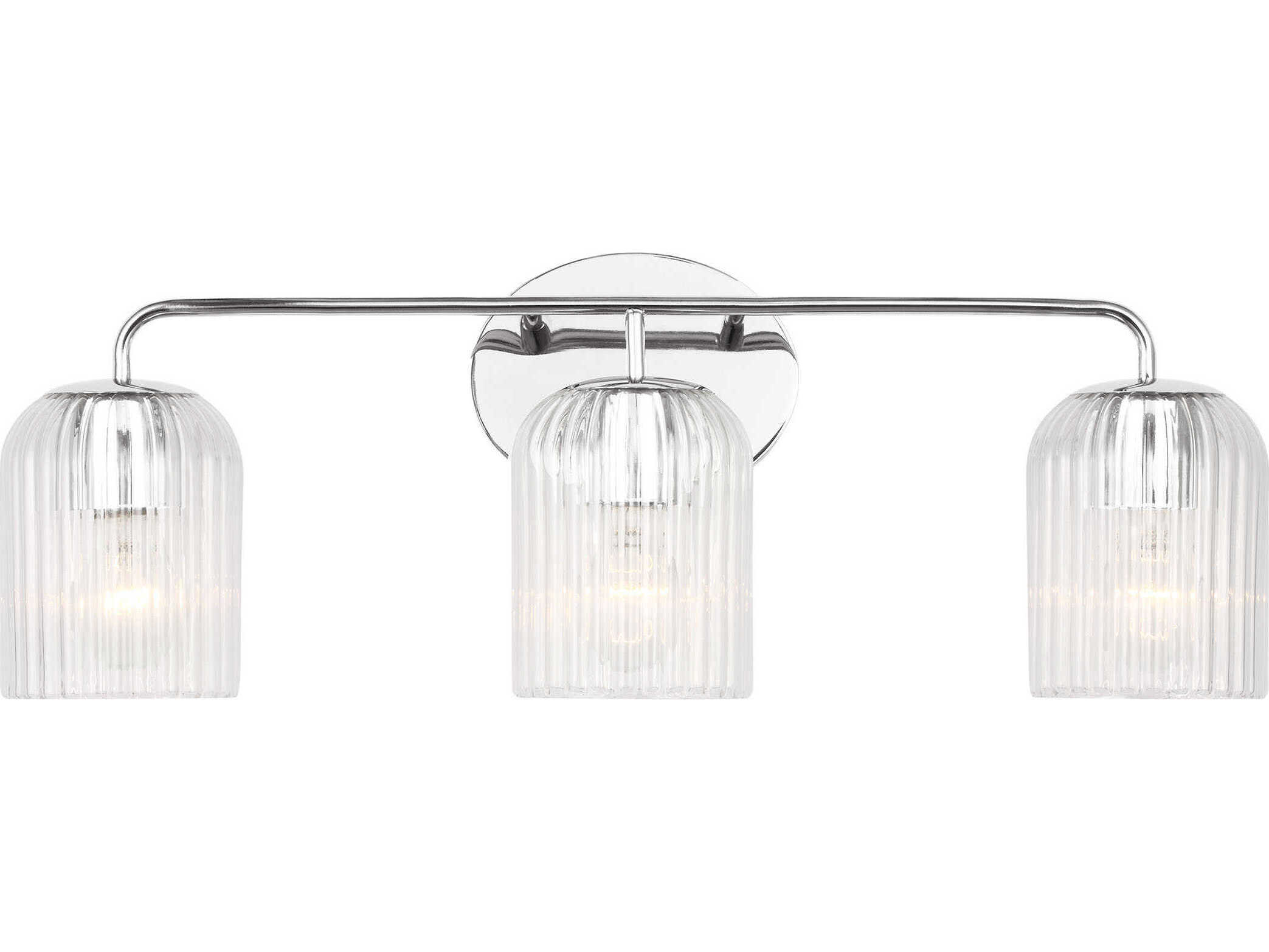 Generation Lighting Eisele 3-Light Chrome Nickel Vanity Light