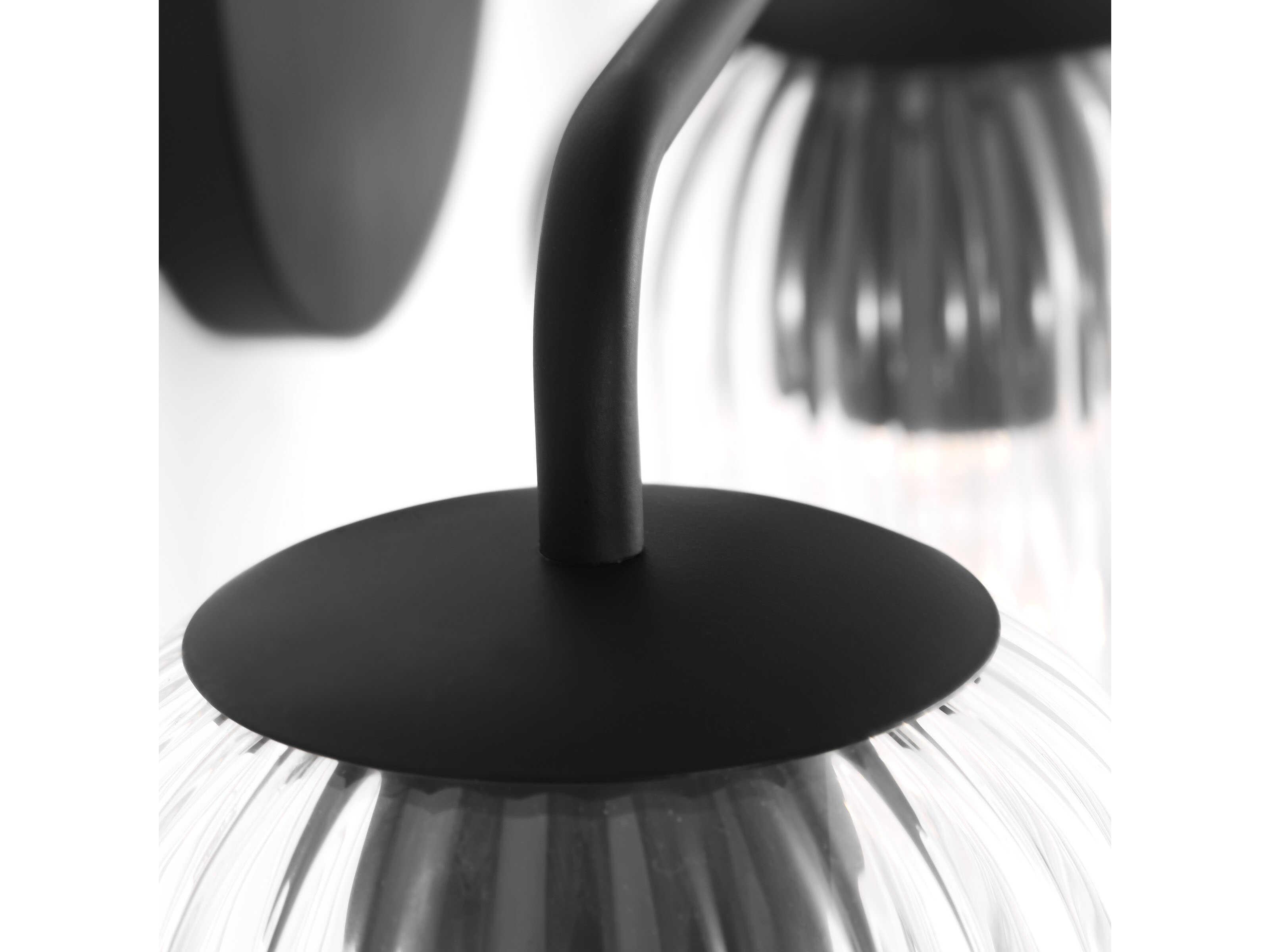 Generation Lighting Eisele 3-Light Midnight Black Vanity Light