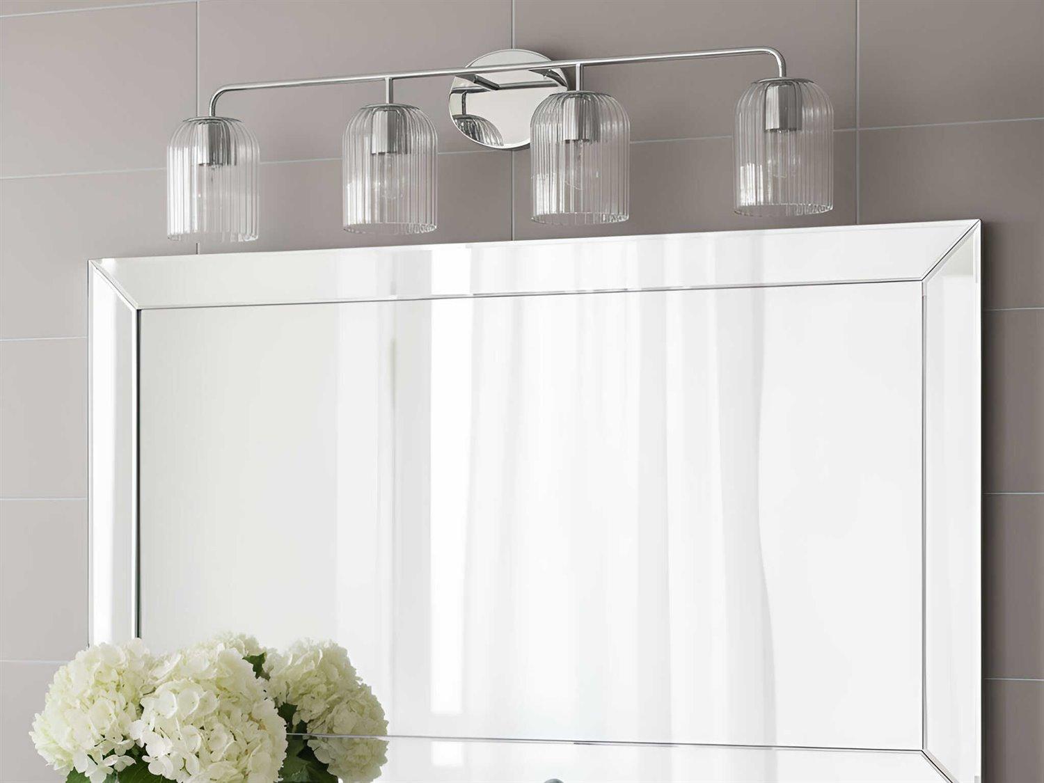 Generation Lighting Eisele 4-Light Chrome Vanity Light