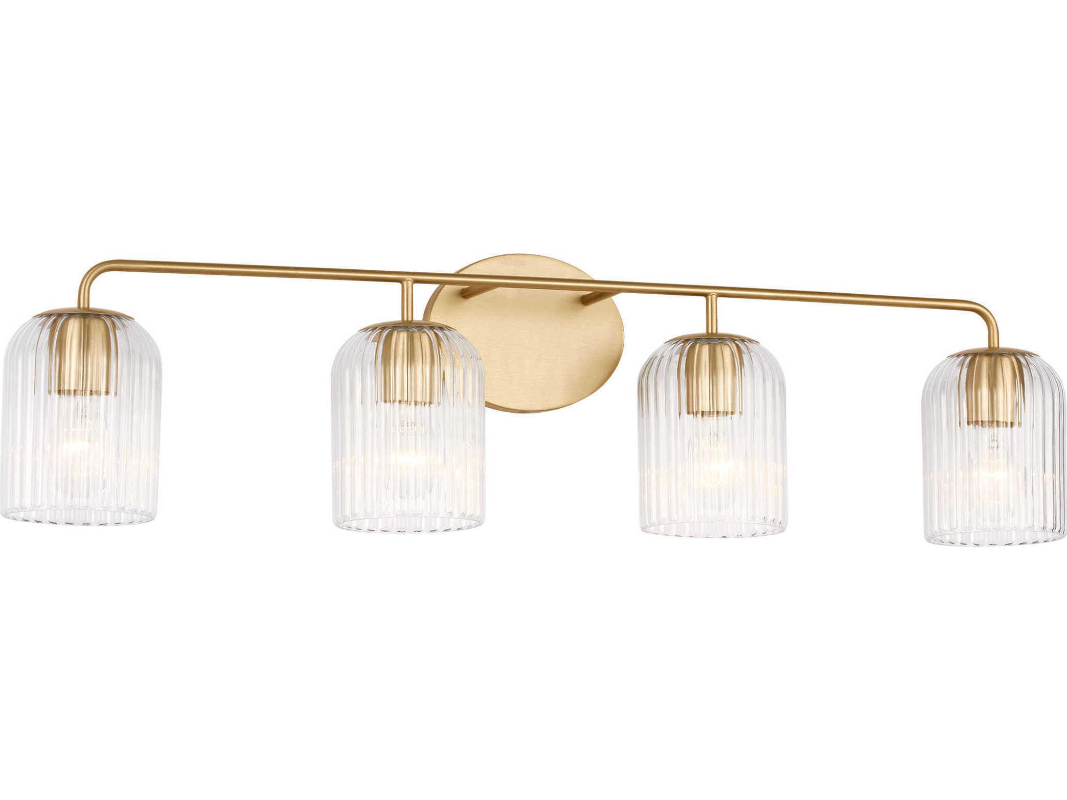 Generation Lighting Eisele 4-Light Satin Brass Vanity Light