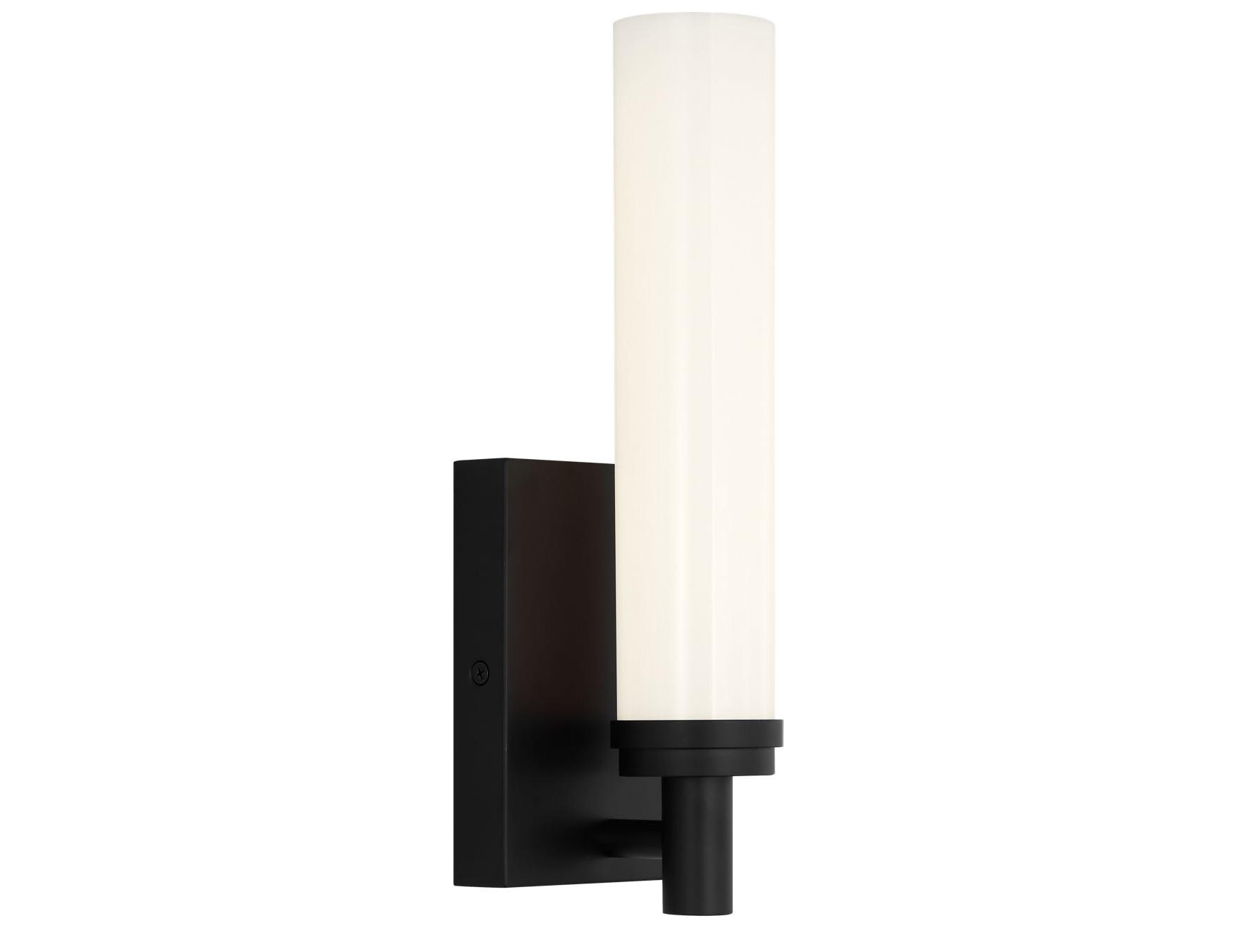 Generation Lighting Coles Midnight Black Vanity Light
