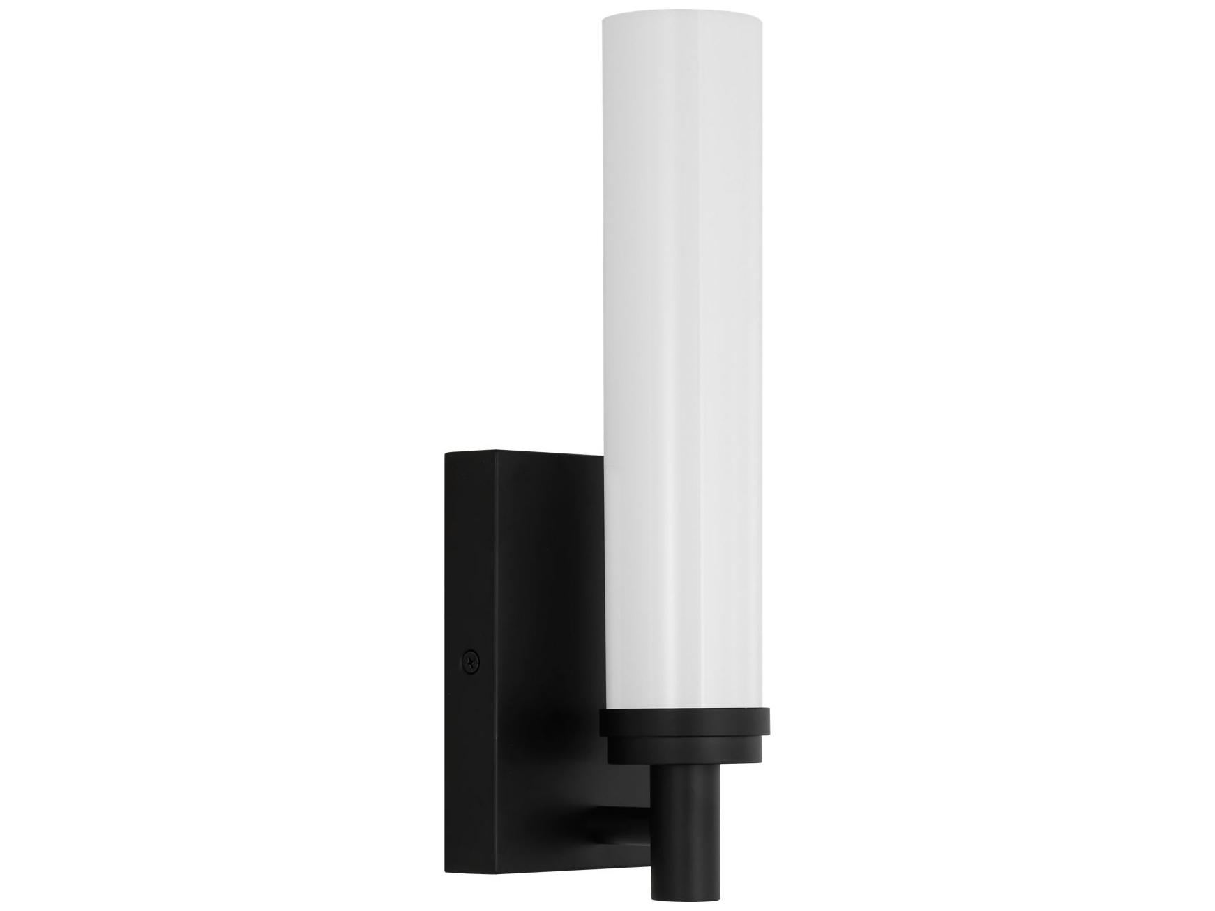 Generation Lighting Coles Midnight Black Vanity Light