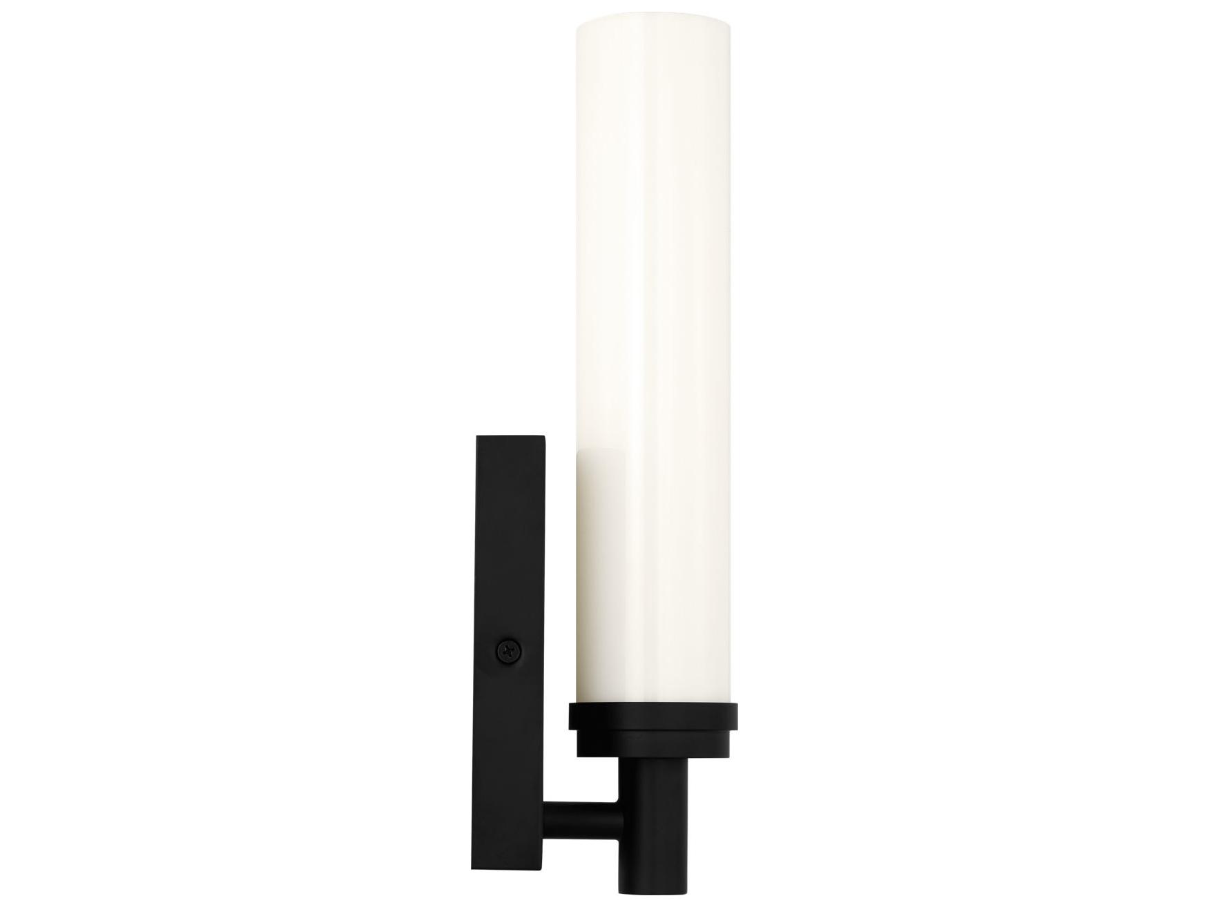 Generation Lighting Coles Midnight Black Vanity Light