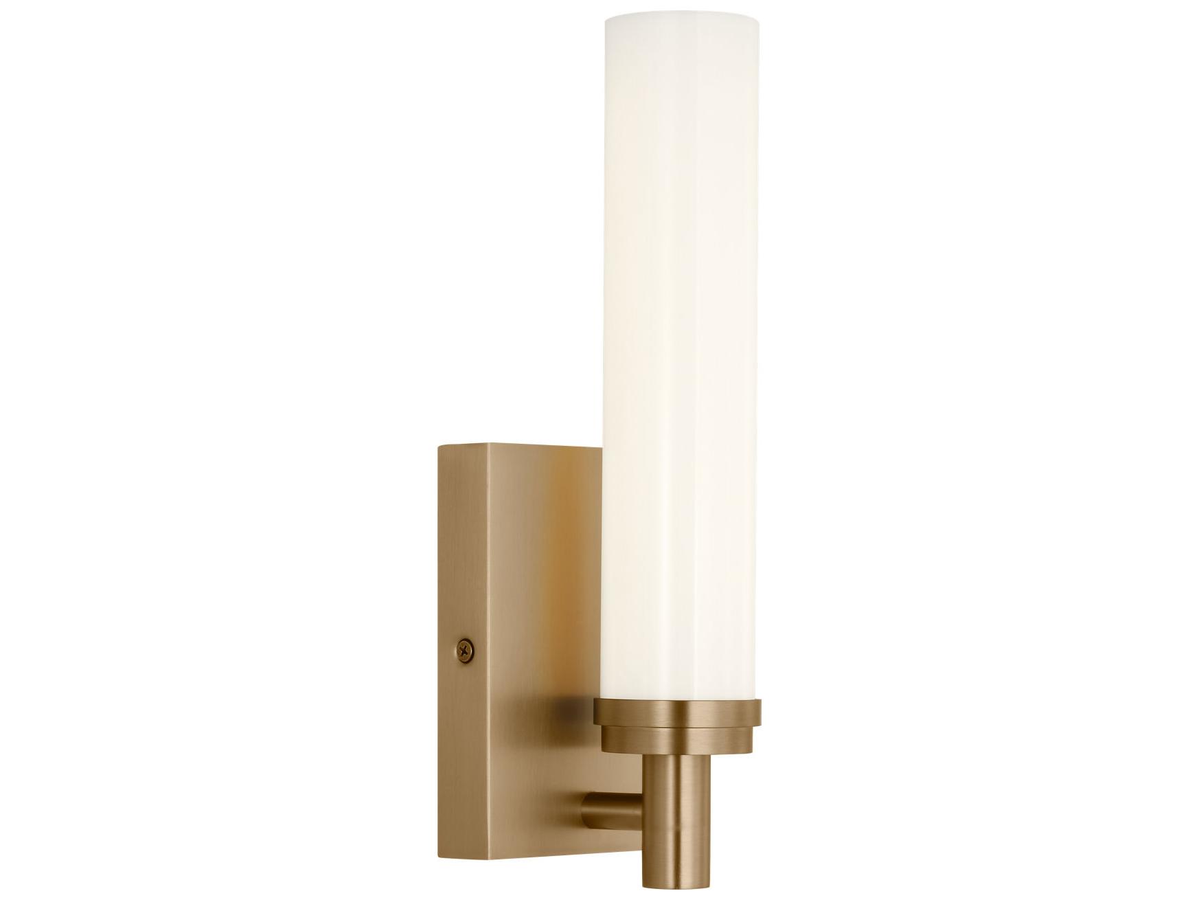 Generation Lighting Coles Satin Brass Vanity Light
