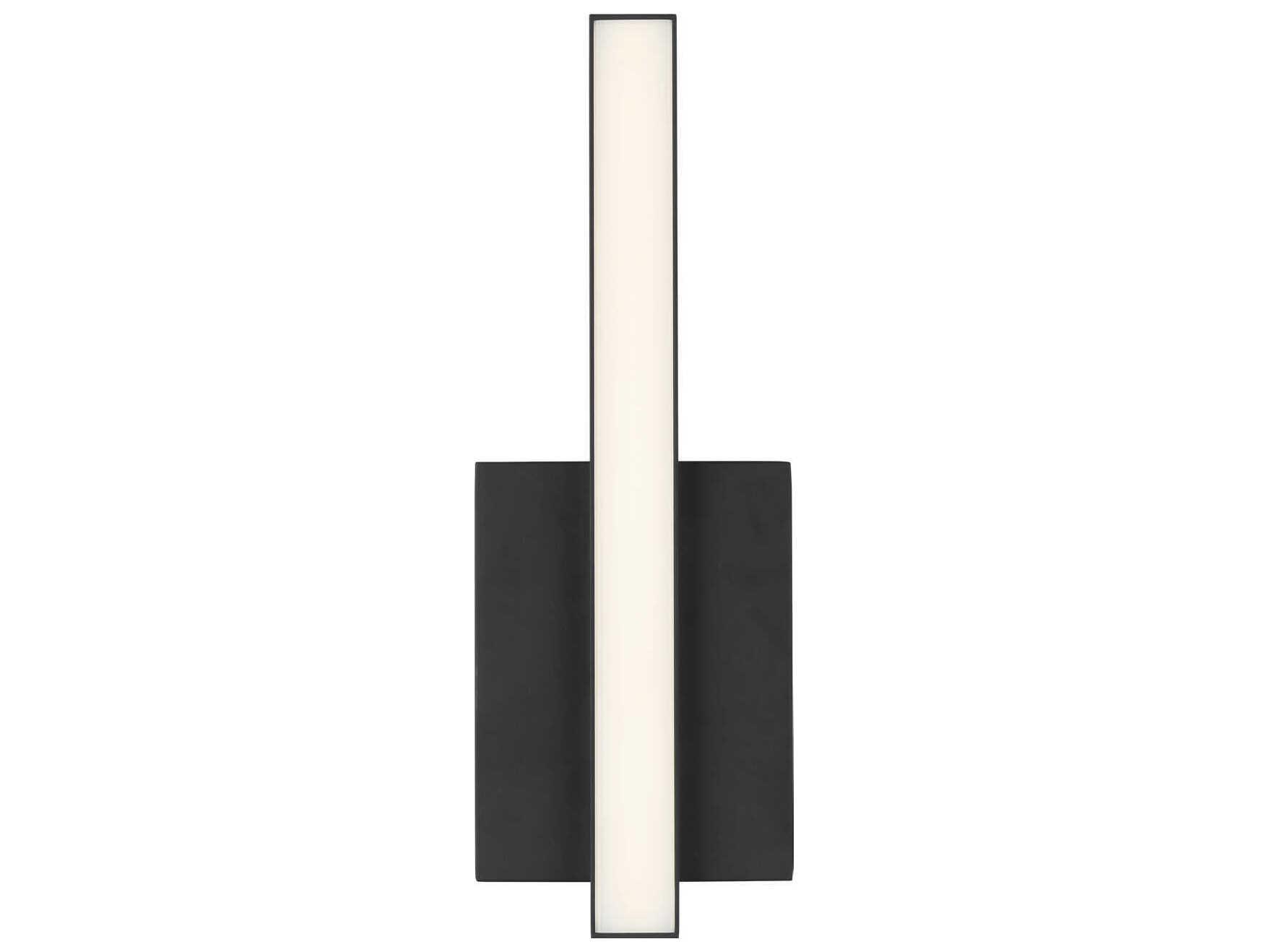 Generation Lighting Marque Midnight Black Wall Sconce