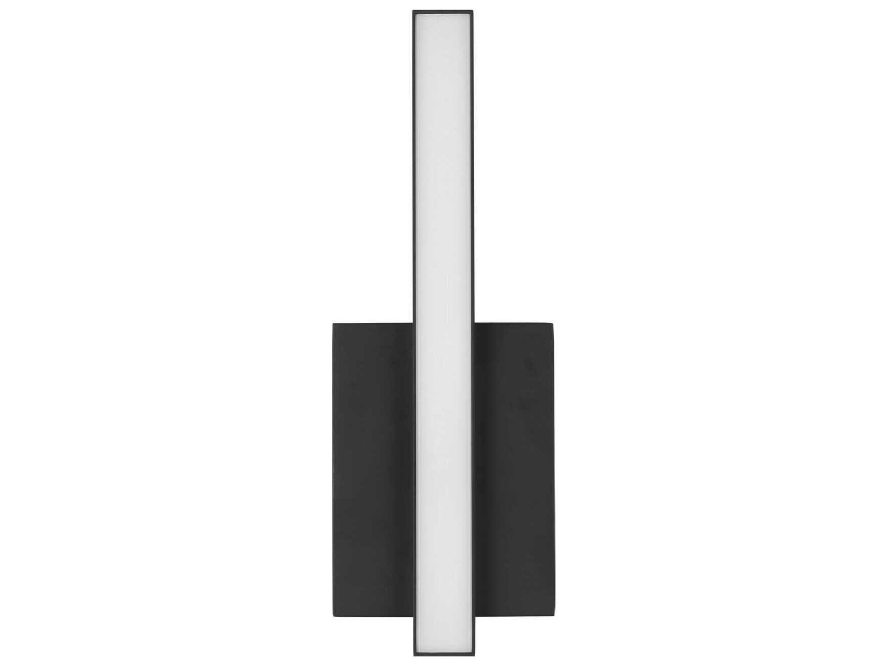 Generation Lighting Marque Midnight Black Wall Sconce