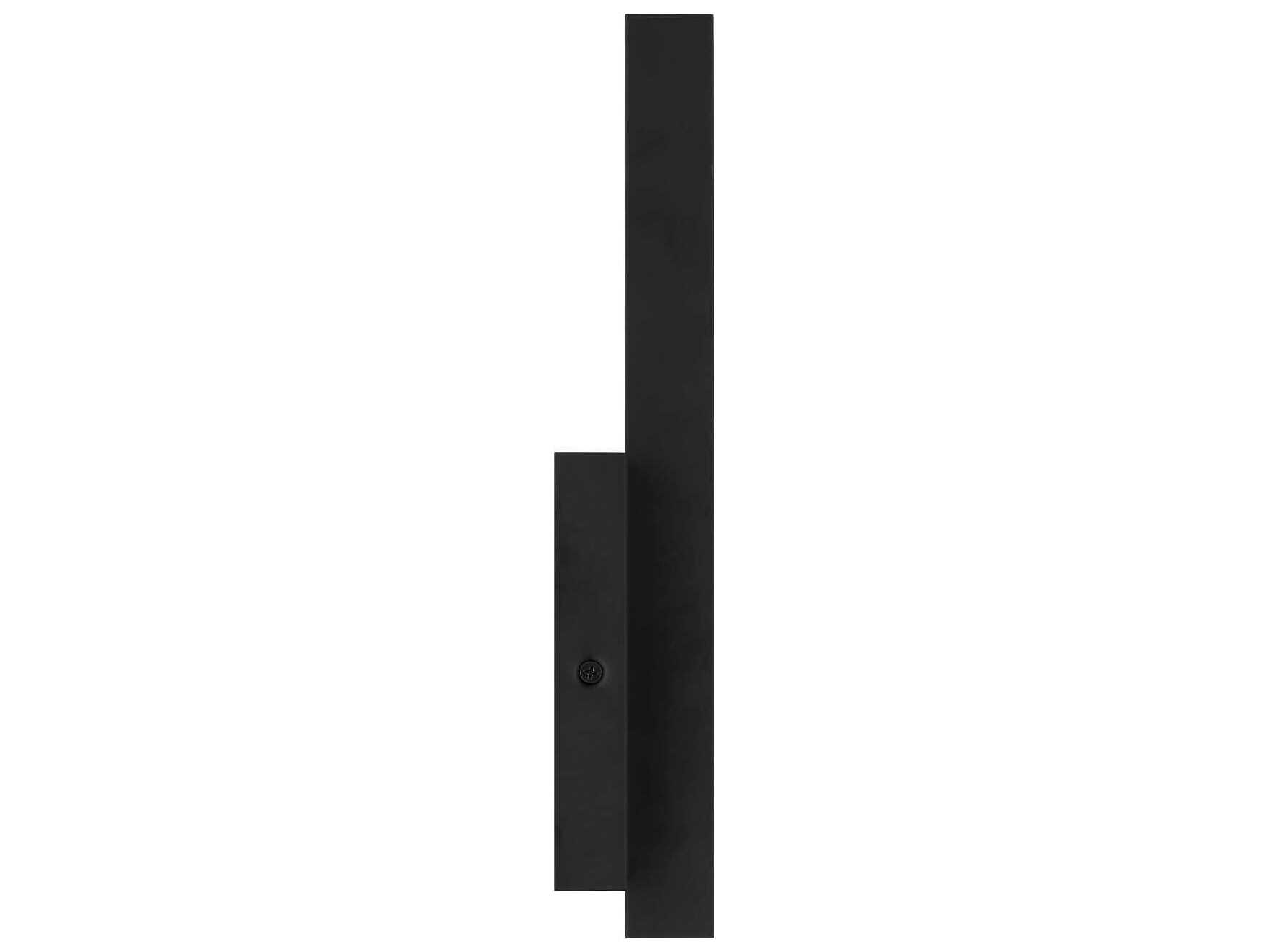 Generation Lighting Marque Midnight Black Wall Sconce