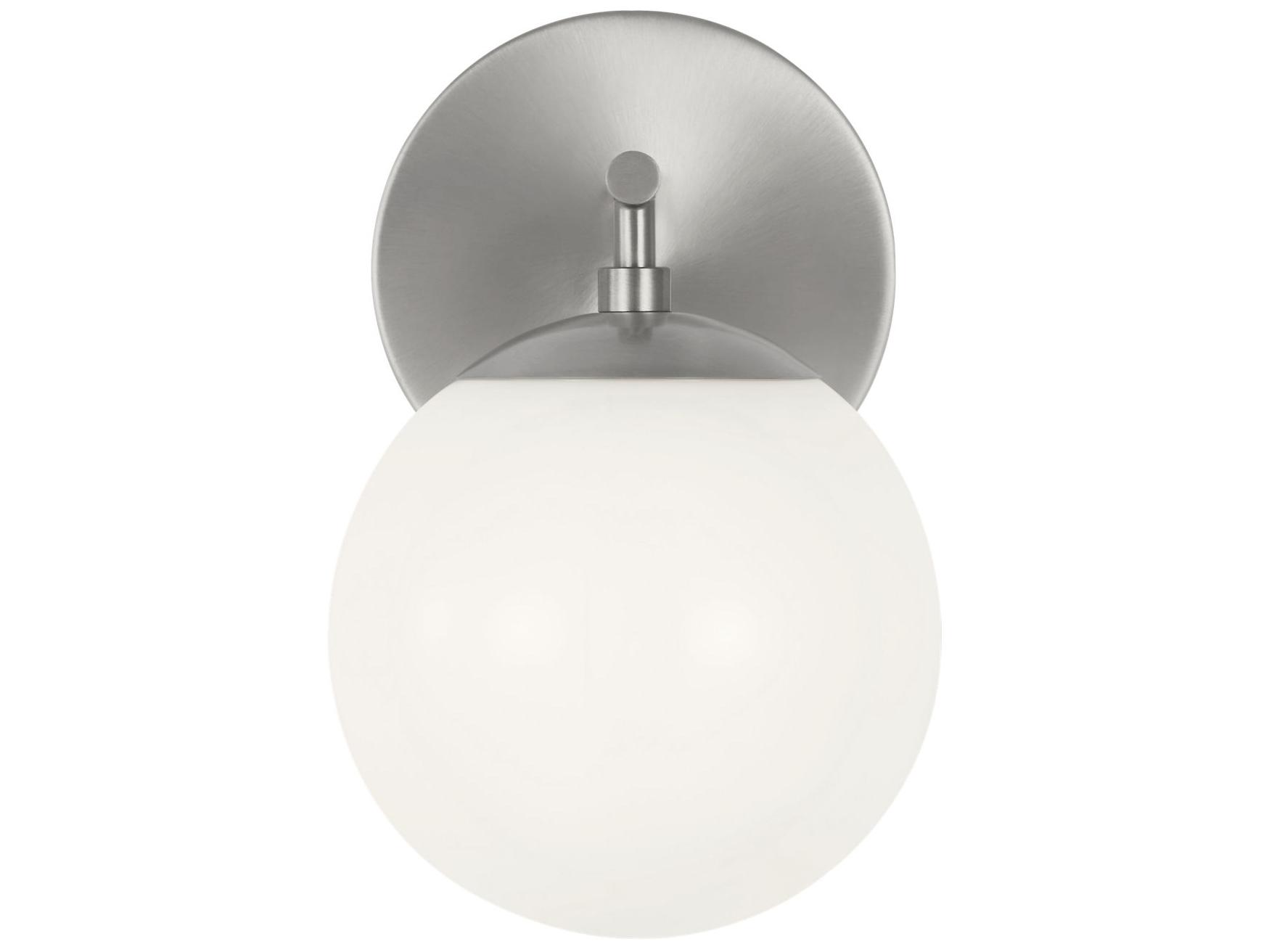 Generation Lighting Nube 1-Light Brushed Nickel Wall Sconce