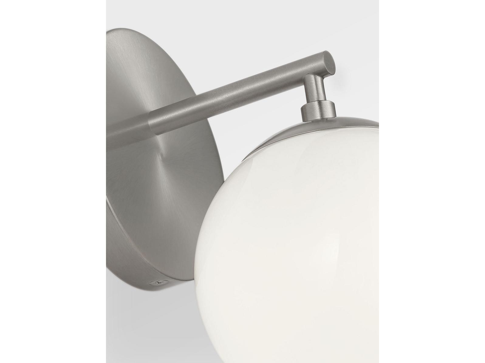 Generation Lighting Nube 1-Light Brushed Nickel Wall Sconce