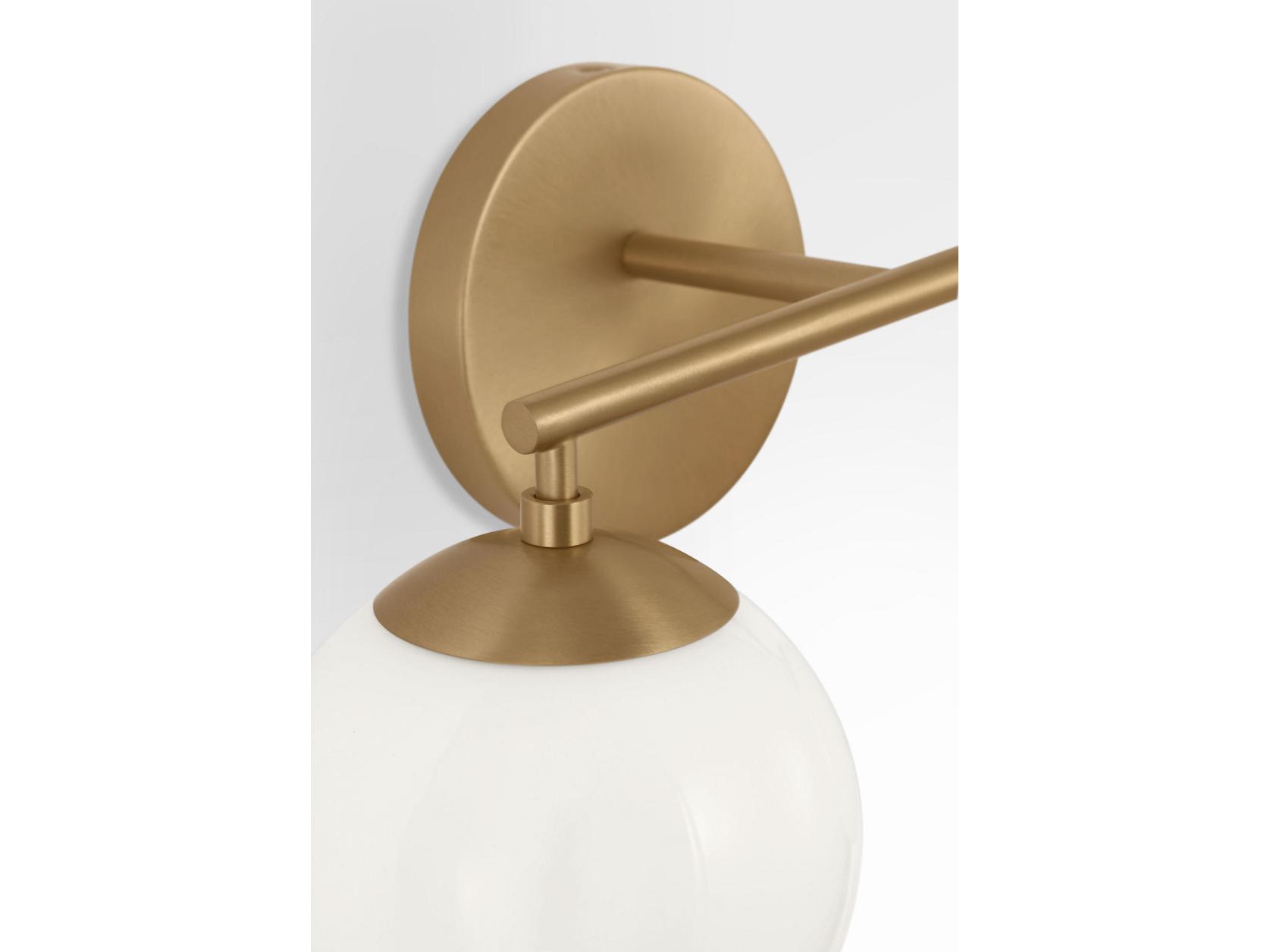 Generation Lighting Nube 2-Light Satin Brass Vanity Light