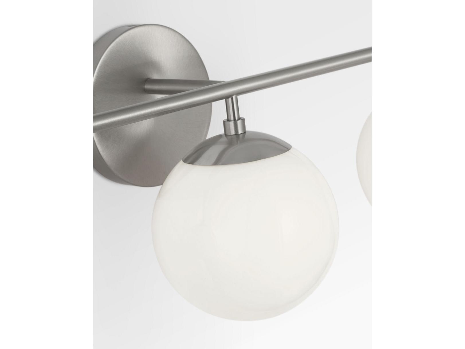 Generation Lighting Nube 3-Light Brushed Nickel Vanity Light
