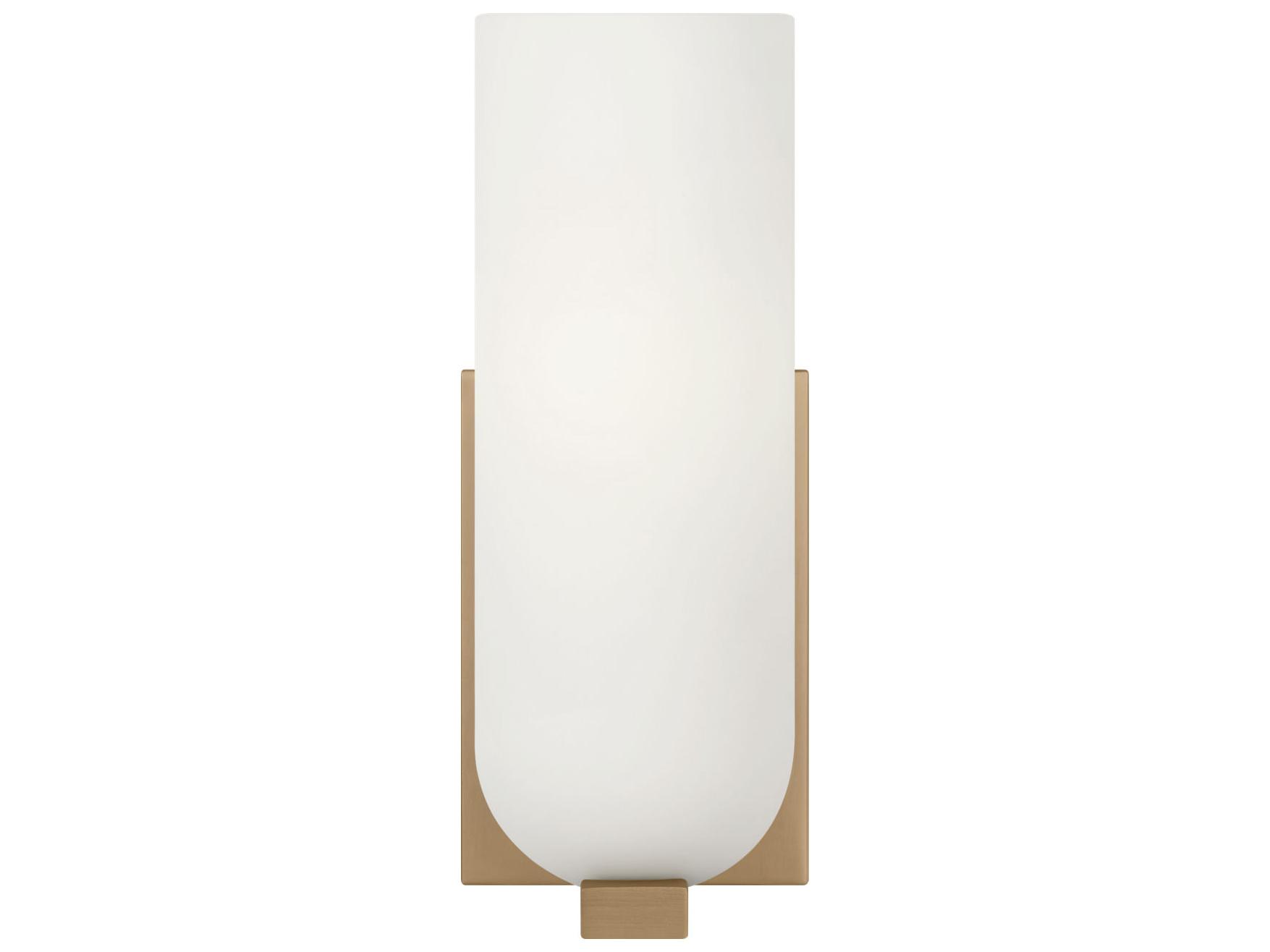 Generation Lighting Neblina 1-Light Satin Brass Wall Sconce