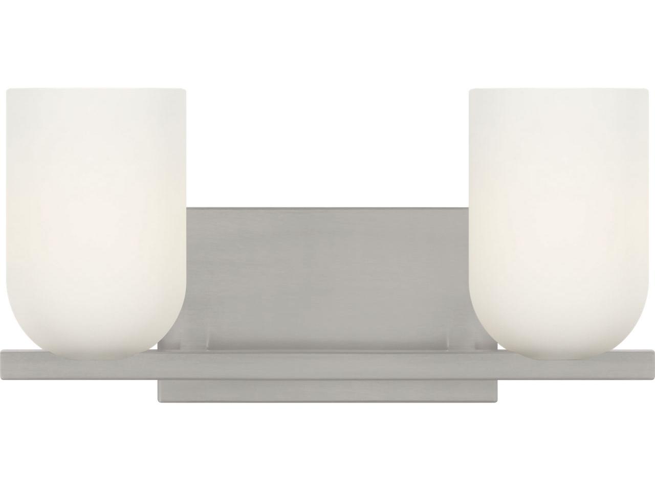 Generation Lighting Neblina 2-Light Brushed Nickel Vanity Light