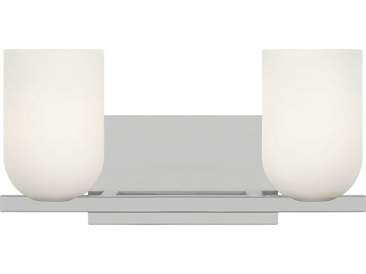 Generation Lighting Neblina 2-Light Chrome Vanity Light