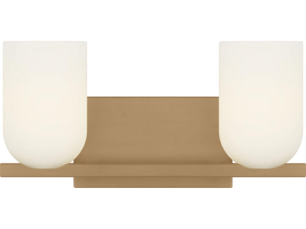 Generation Lighting Neblina 2-Light Satin Brass Vanity Light