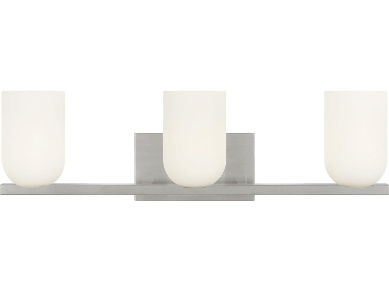 Generation Lighting Neblina 3-Light Brushed Nickel Vanity Light
