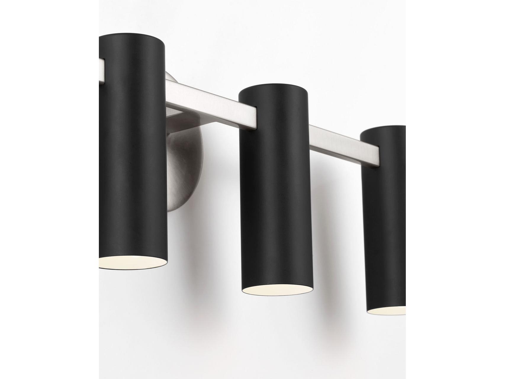 Generation Lighting Zentro 4-Light Brushed Nickel Vanity Light