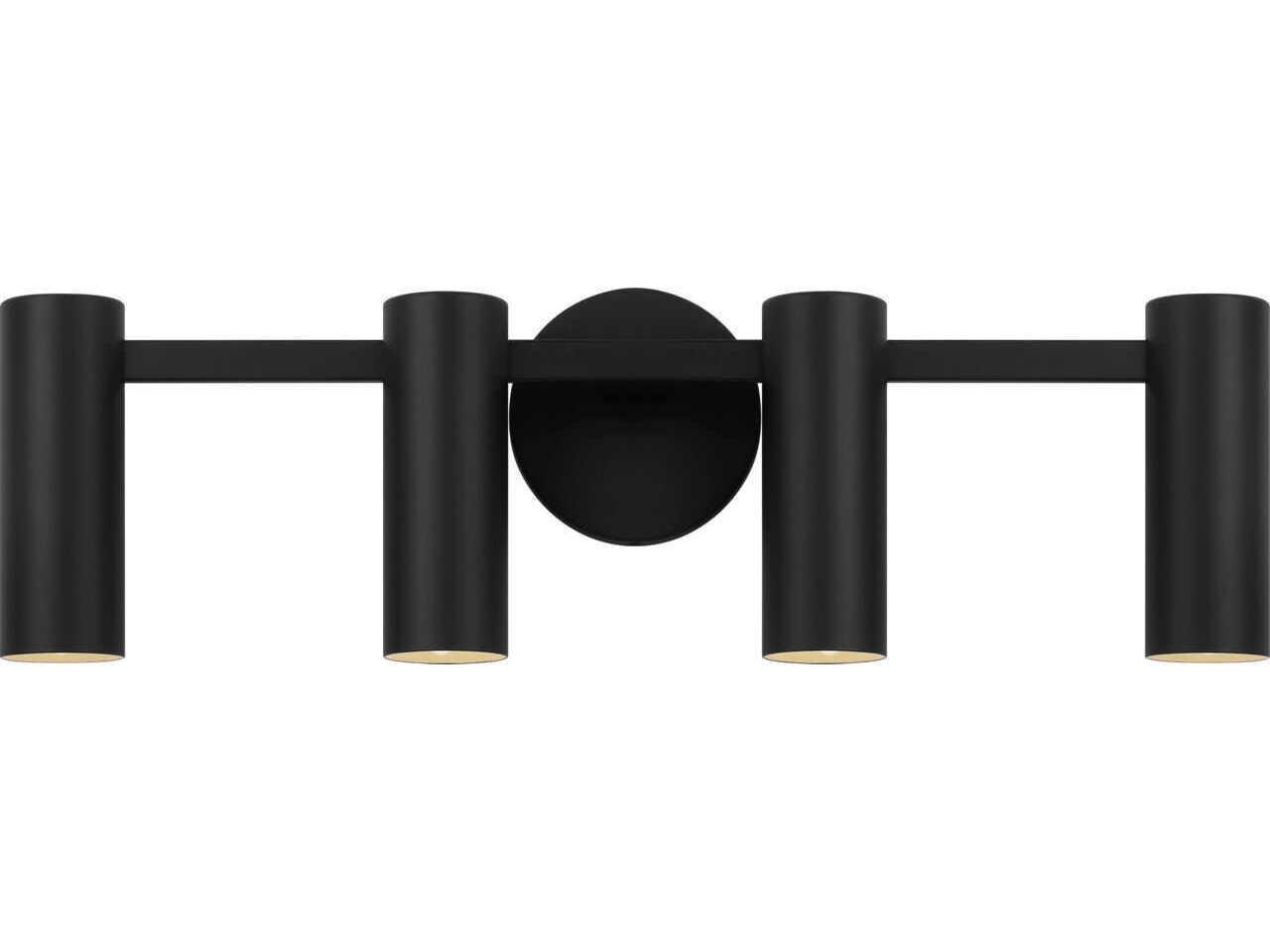 Generation Lighting Zentro 4-Light Midnight Black Vanity Light