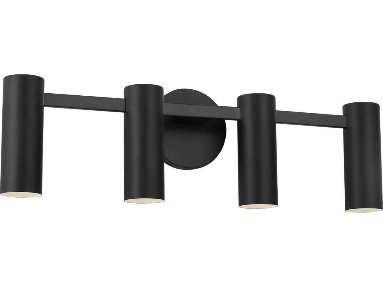 Generation Lighting Zentro 4-Light Midnight Black Vanity Light
