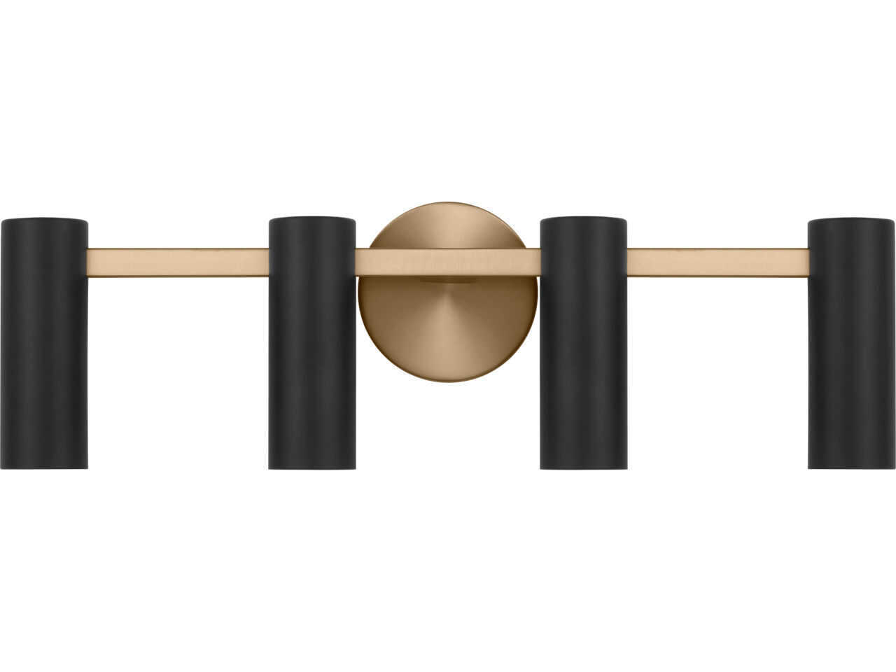 Generation Lighting Zentro 4-Light Satin Brass Vanity Light