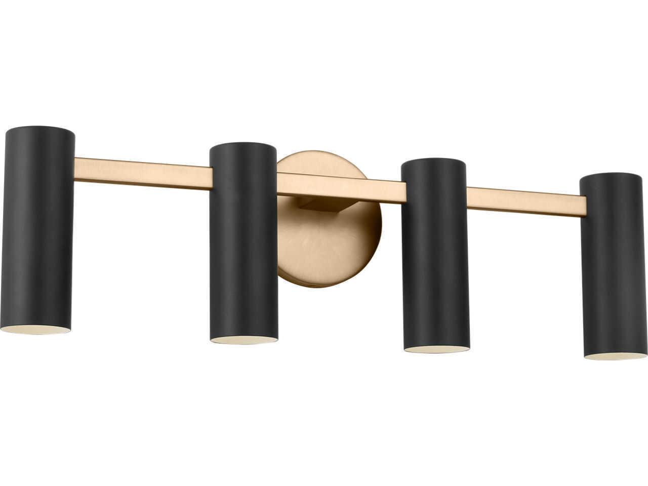 Generation Lighting Zentro 4-Light Satin Brass Vanity Light