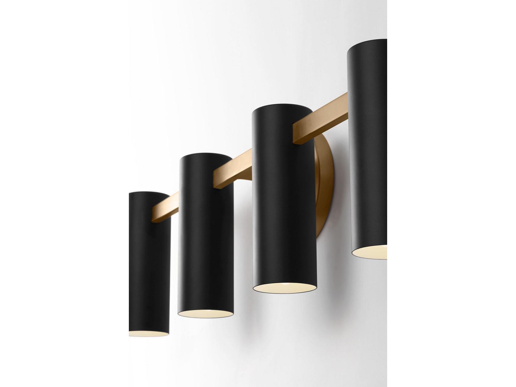 Generation Lighting Zentro 4-Light Satin Brass Vanity Light