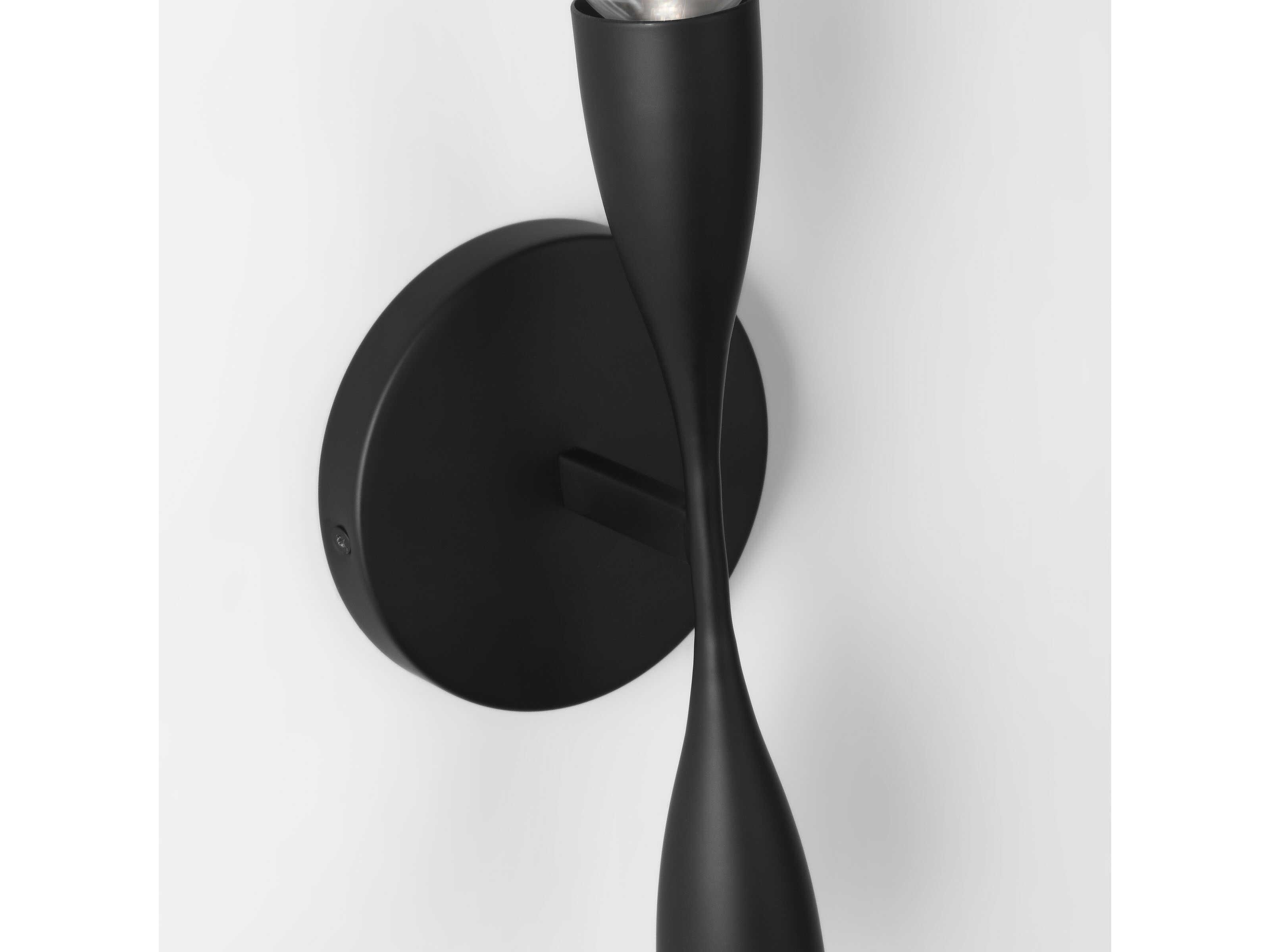 Generation Lighting Maya 2-Light Midnight Black Vanity Light