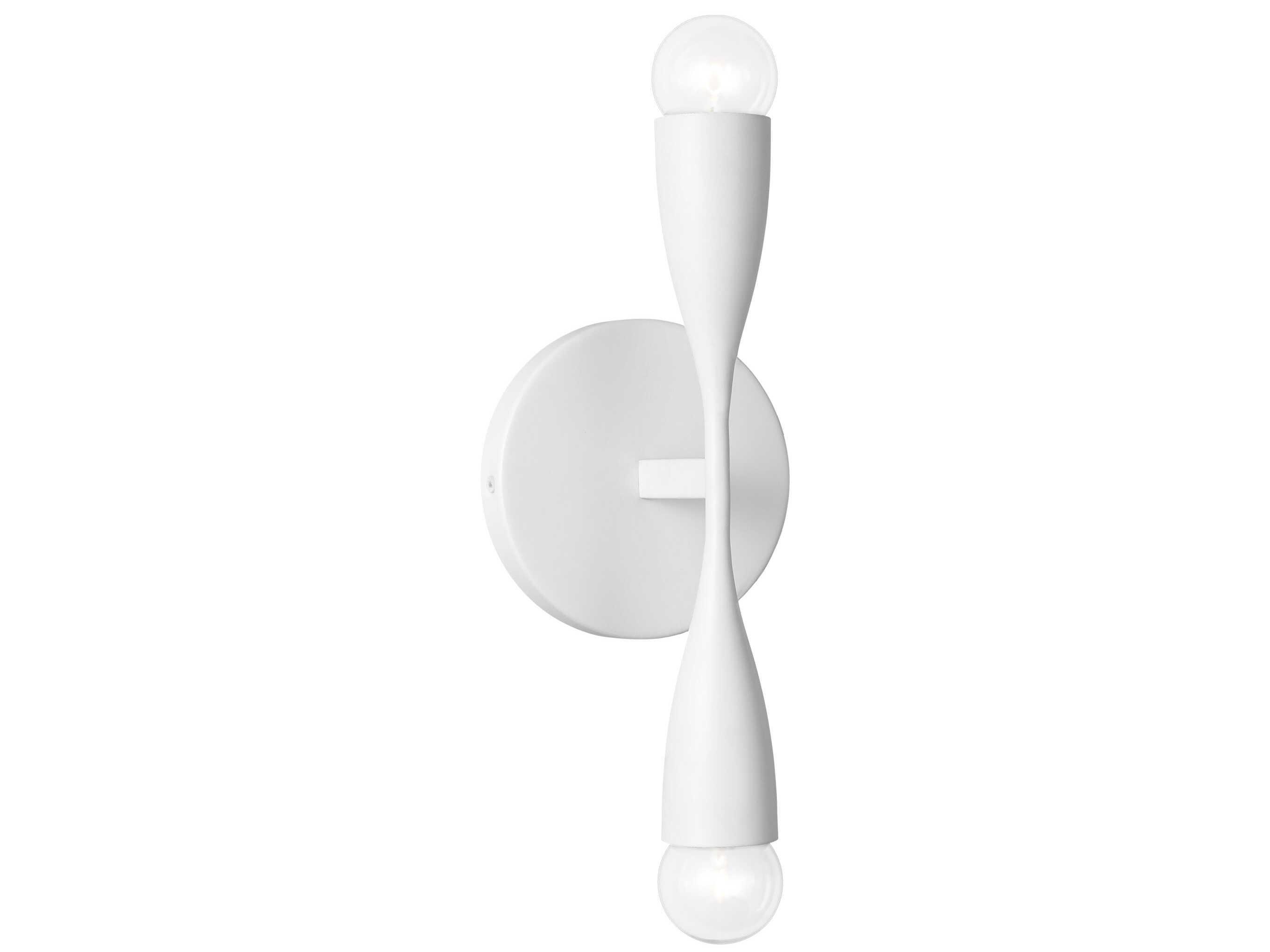 Generation Lighting Maya 2-Light Matte White Vanity Light