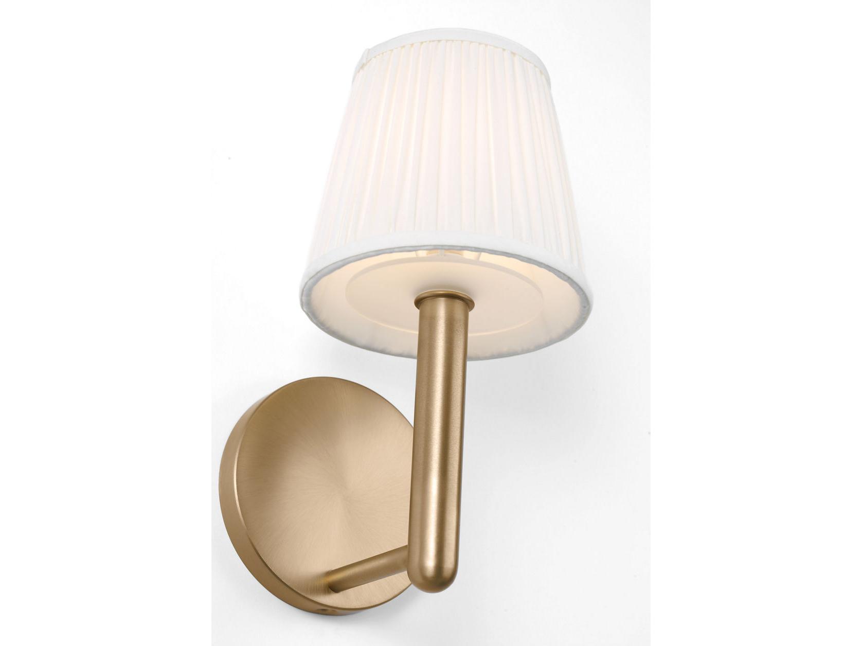 Generation Lighting Vilera 1-Light Satin Brass Wall Sconce