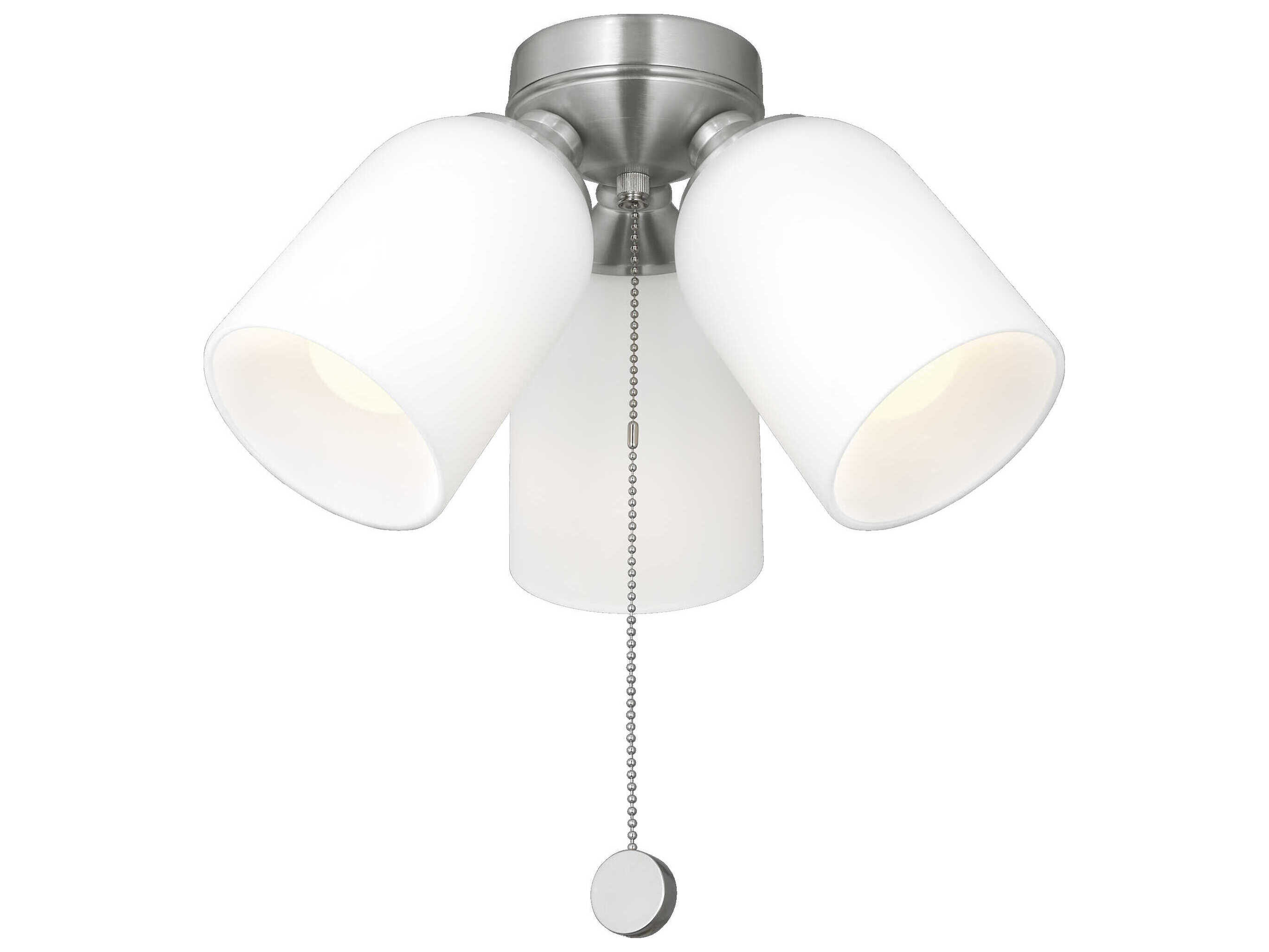 Generation Lighting Emile Brushed Nickel Fan Light Kit