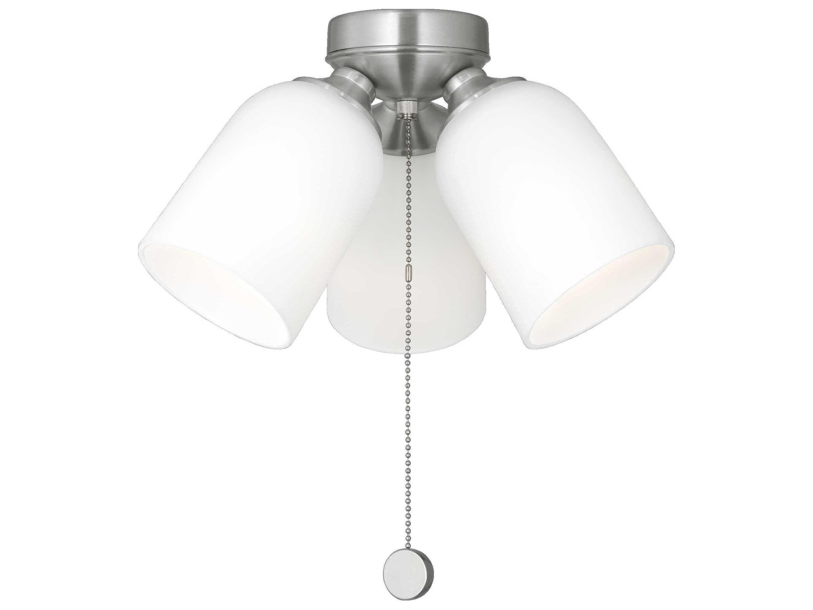 Generation Lighting Emile Brushed Nickel Fan Light Kit