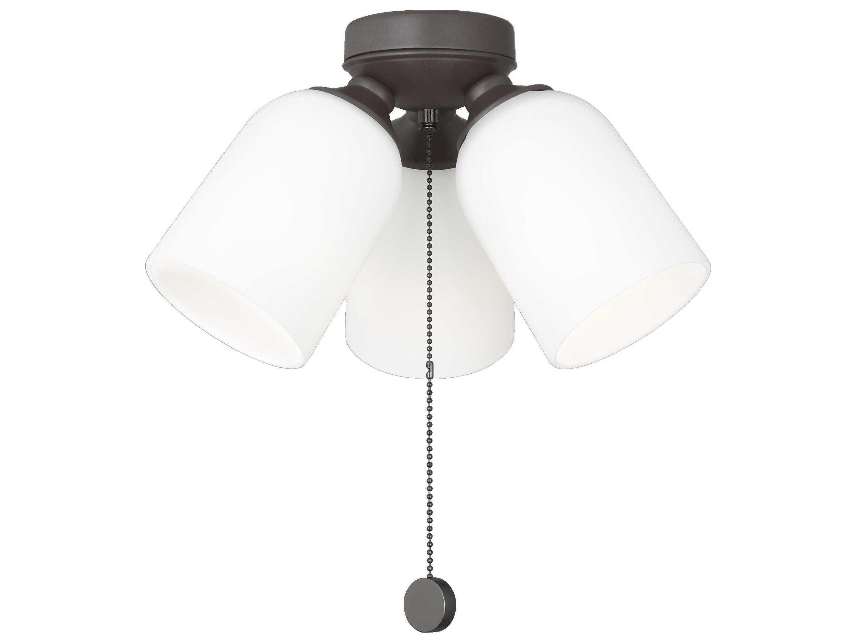 Generation Lighting Emile Aged Pewter Fan Light Kit