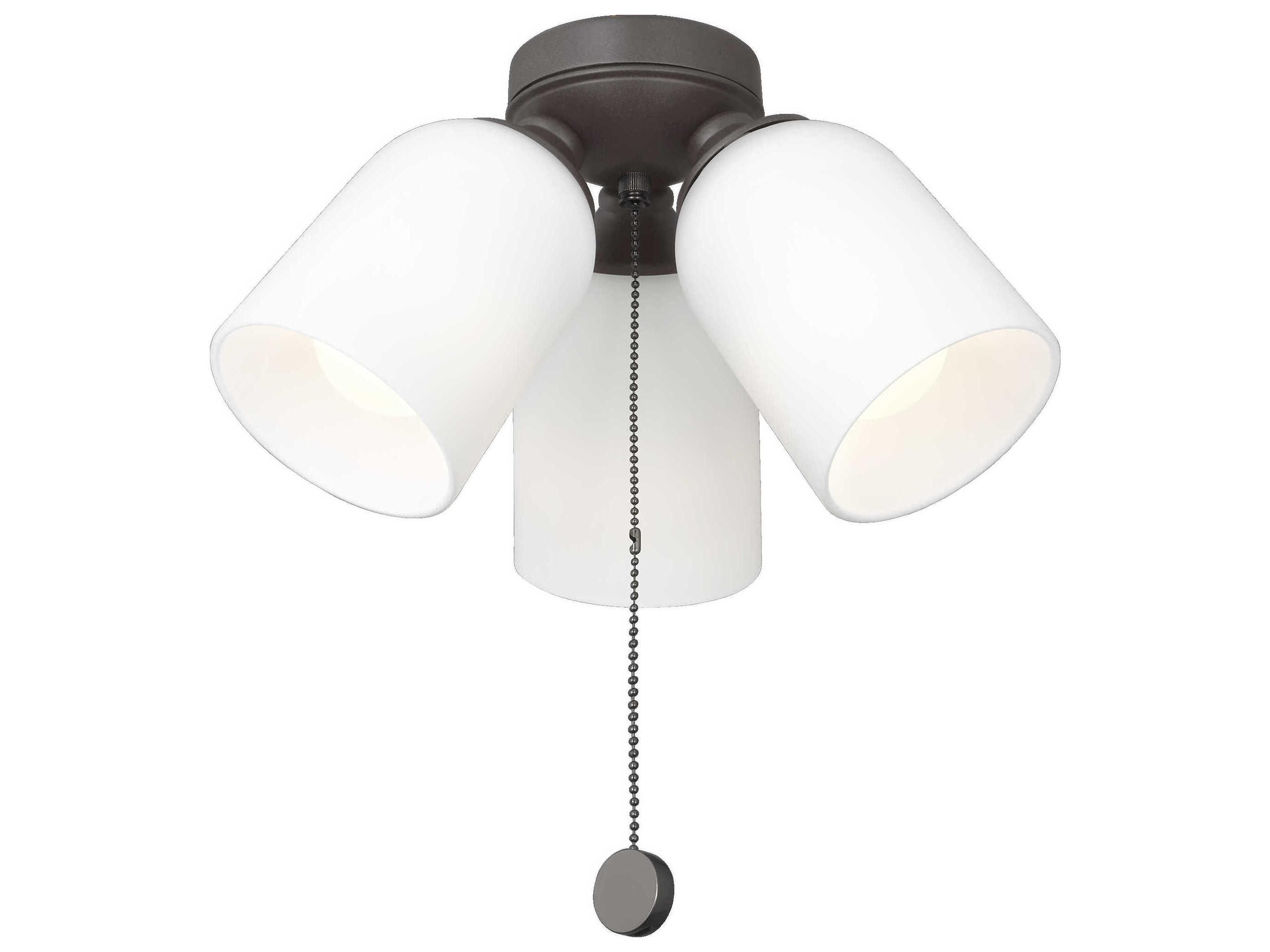 Generation Lighting Emile Aged Pewter Fan Light Kit