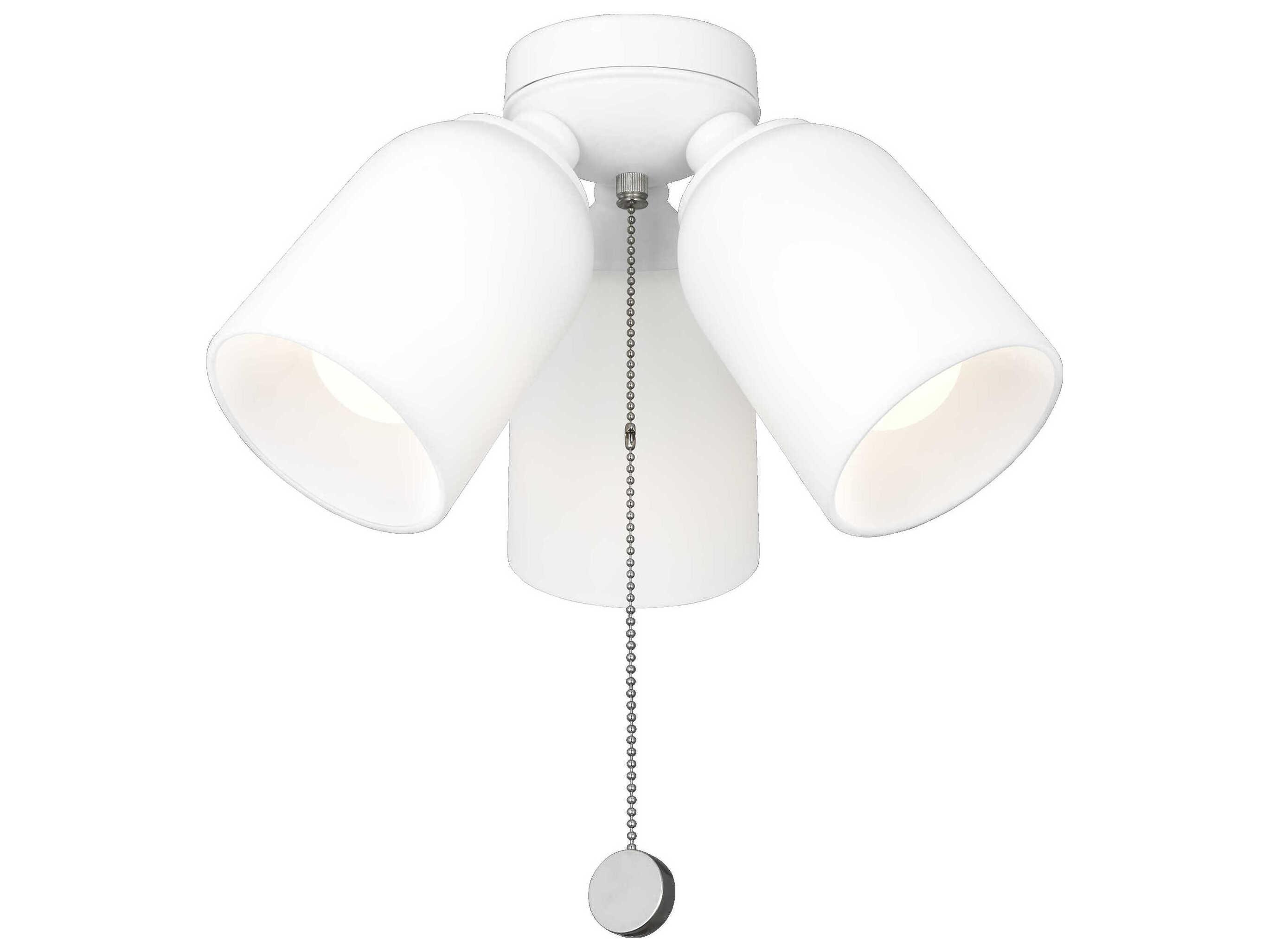 Generation Lighting Emile Matte White Fan Light Kit