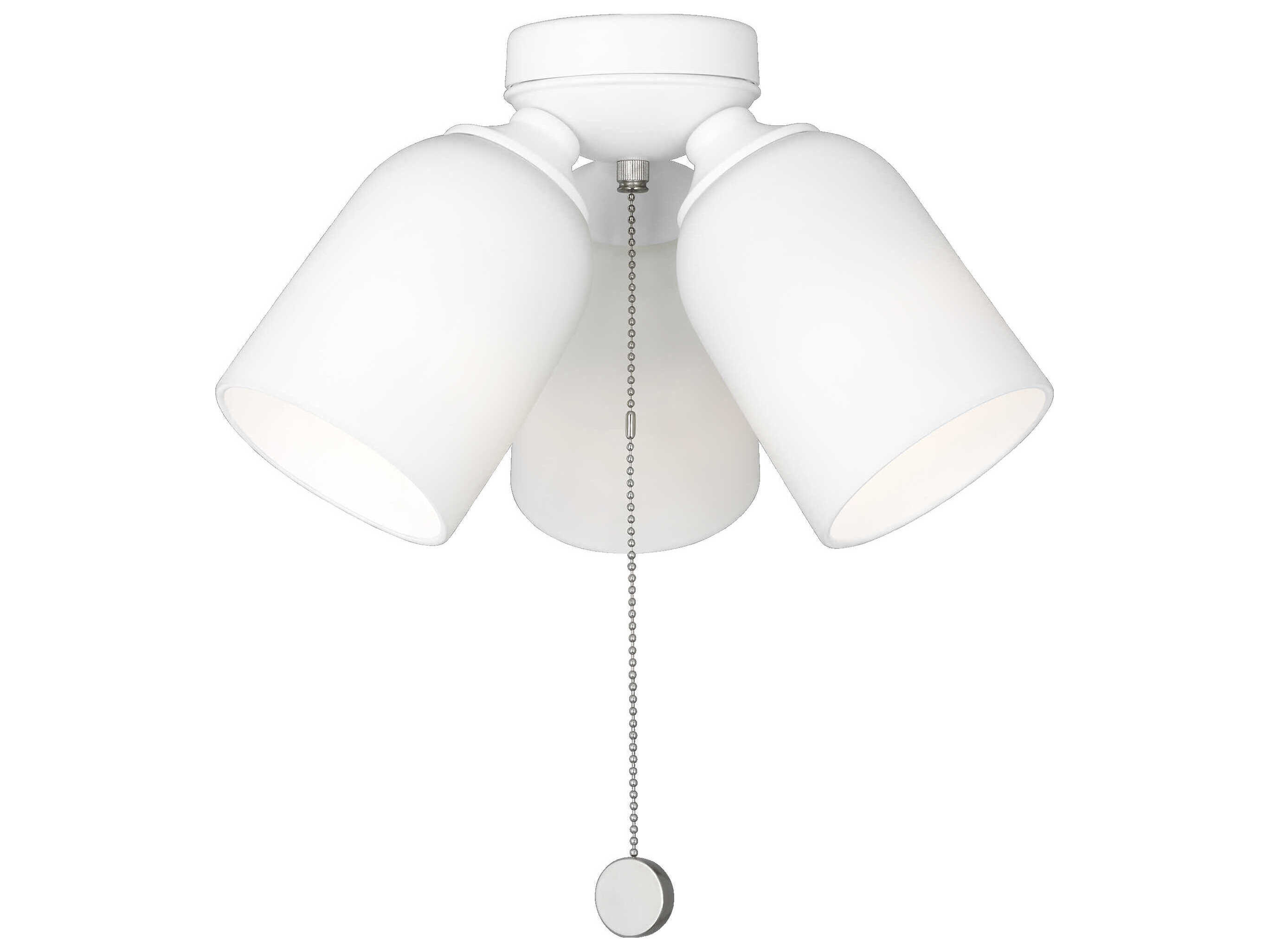 Generation Lighting Emile Matte White Fan Light Kit