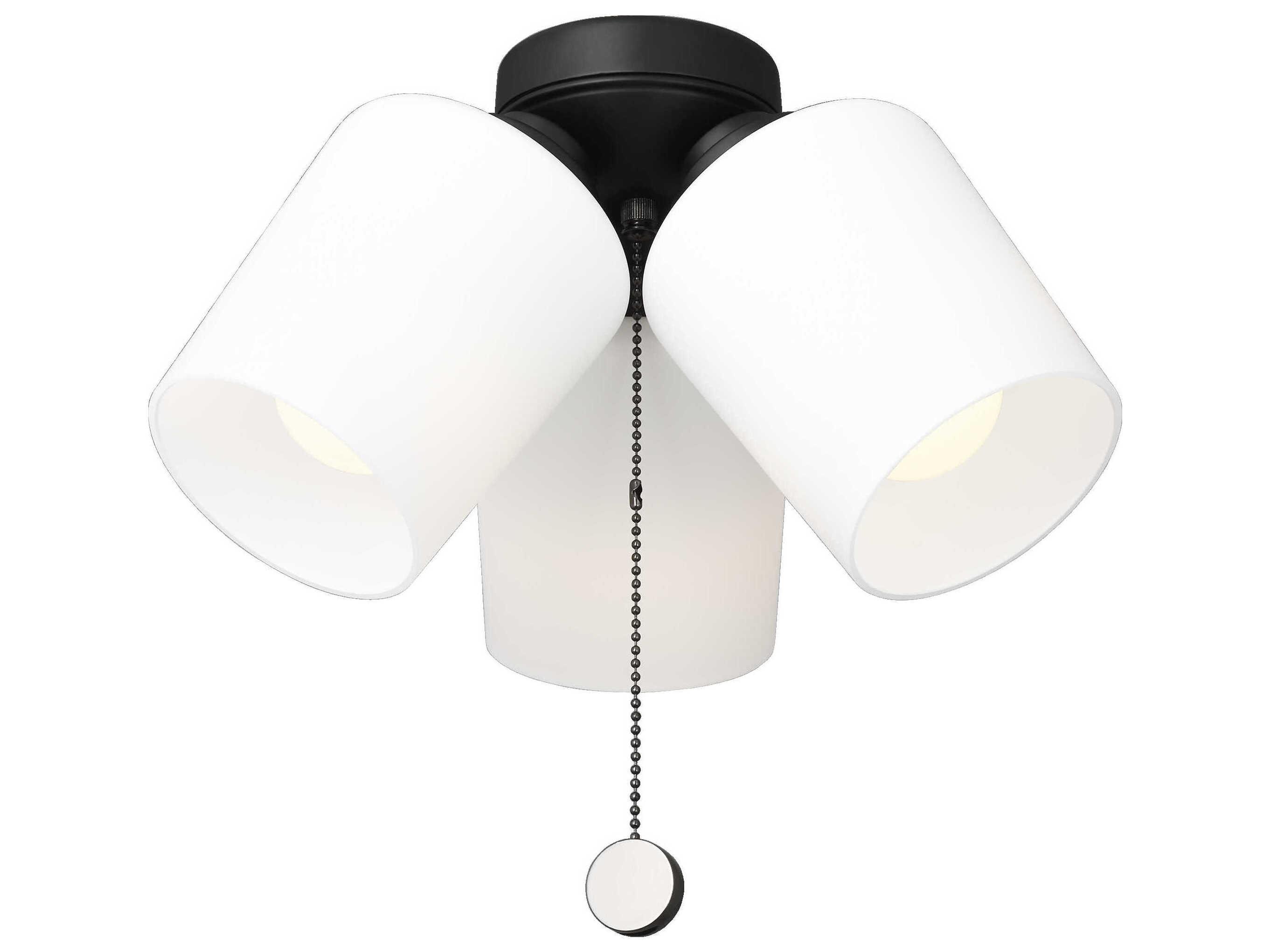 Generation Lighting Windom Midnight Black Fan Light Kit