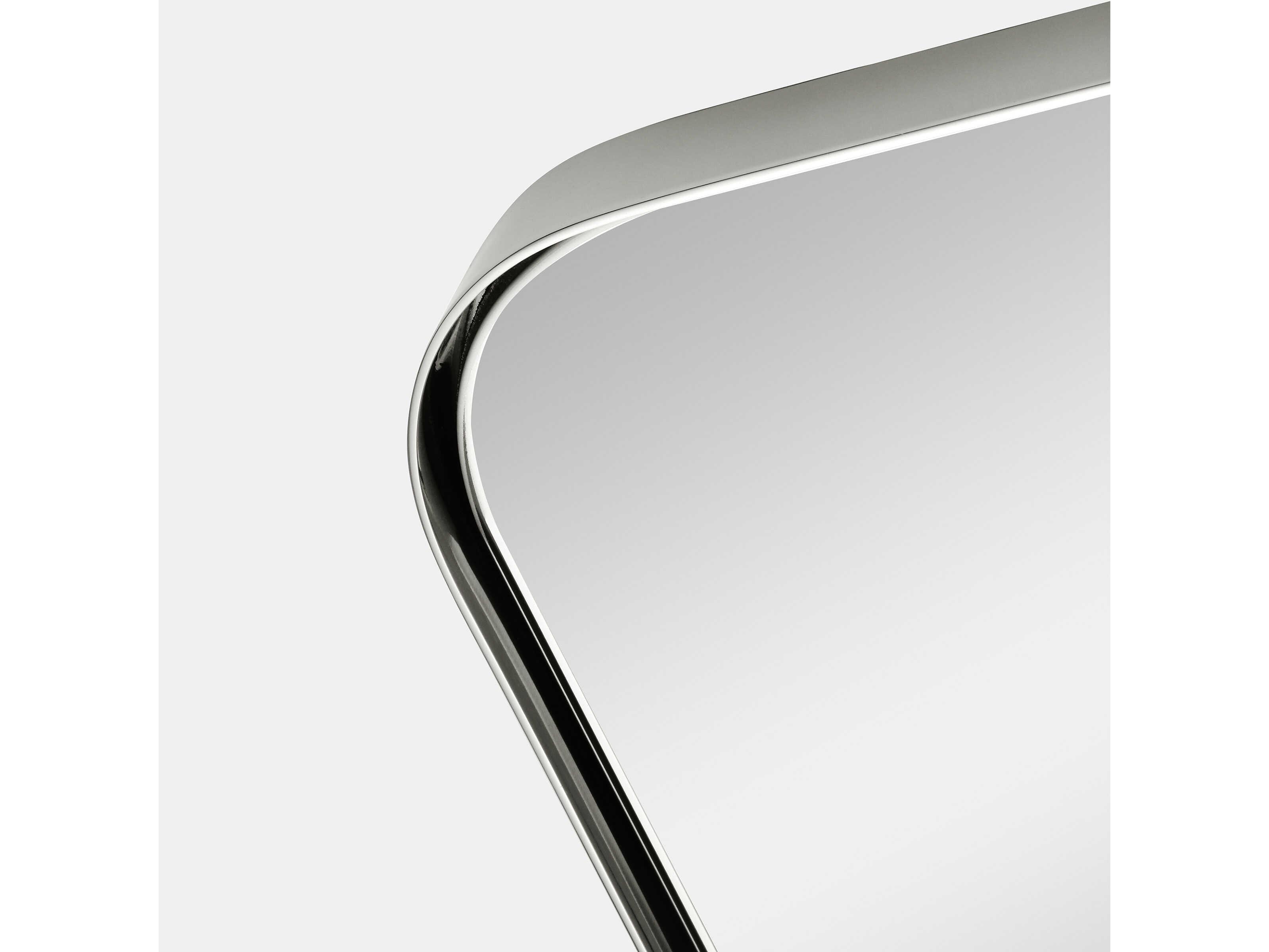 Generation Lighting Planer Polished Nickel Rectangular Wall Mirror