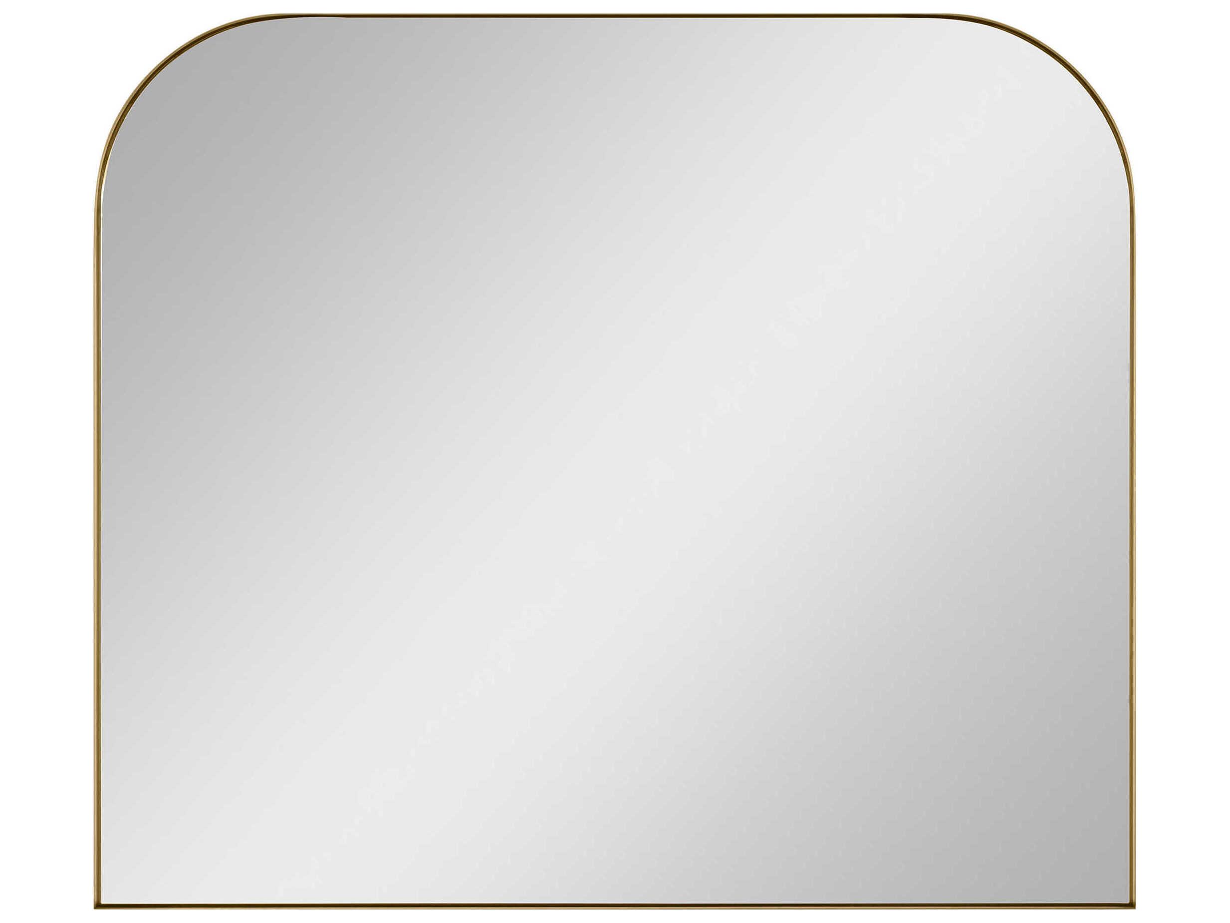 Generation Lighting Planer Burnished Brass Wall Mirror