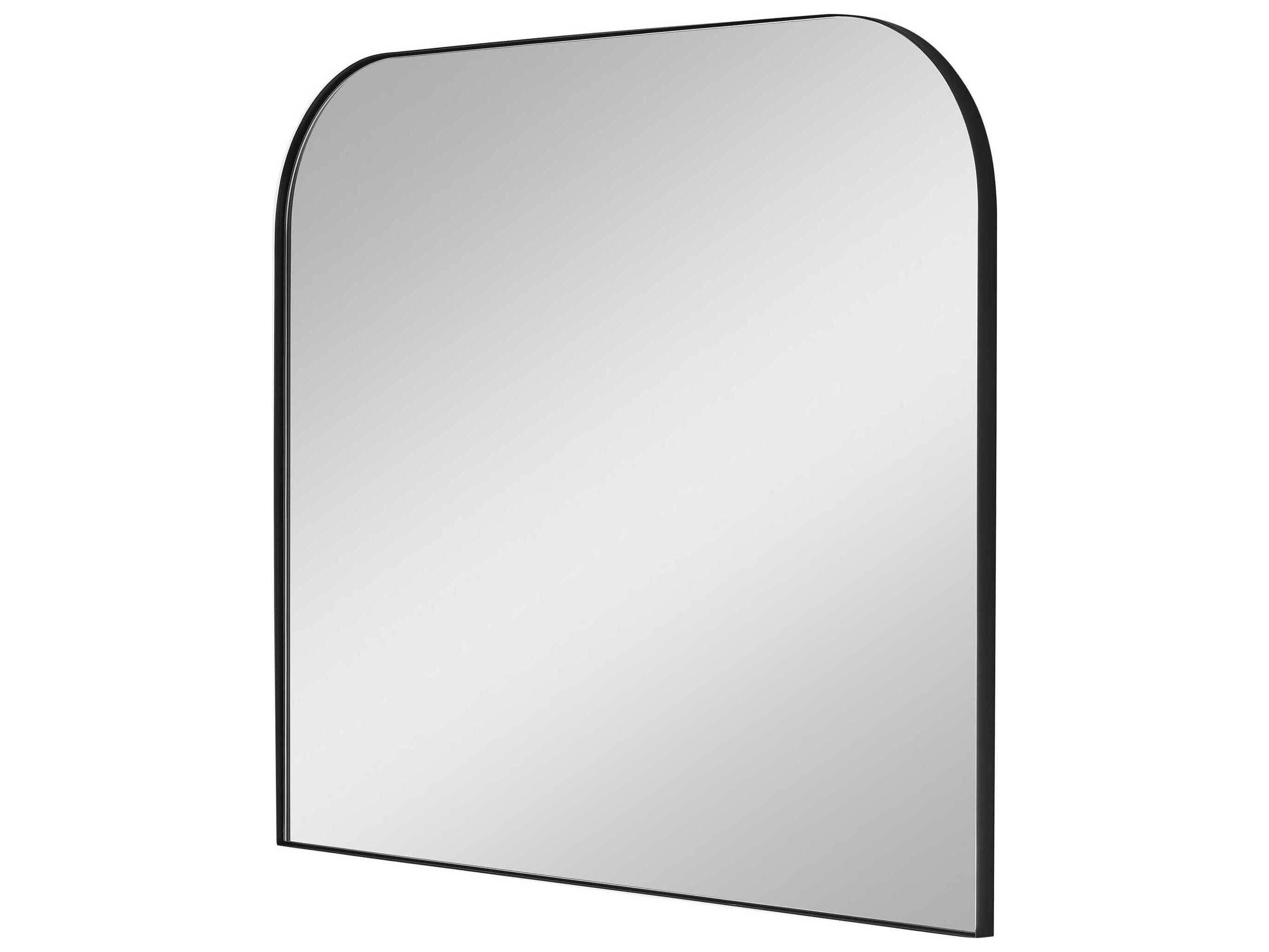 Generation Lighting Planer Midnight Black Wall Mirror