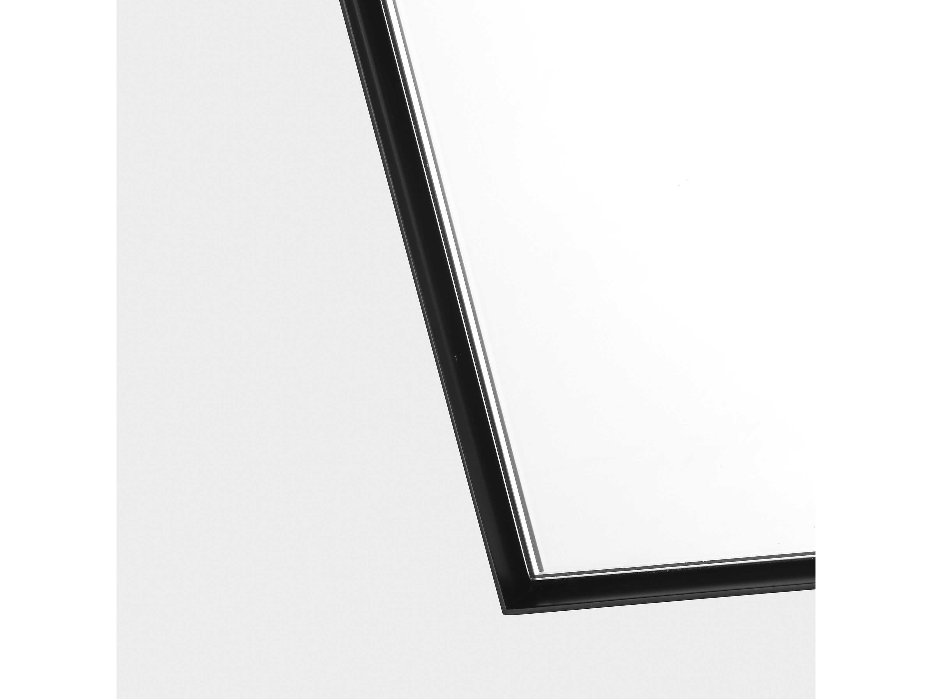 Generation Lighting Planer Midnight Black Wall Mirror
