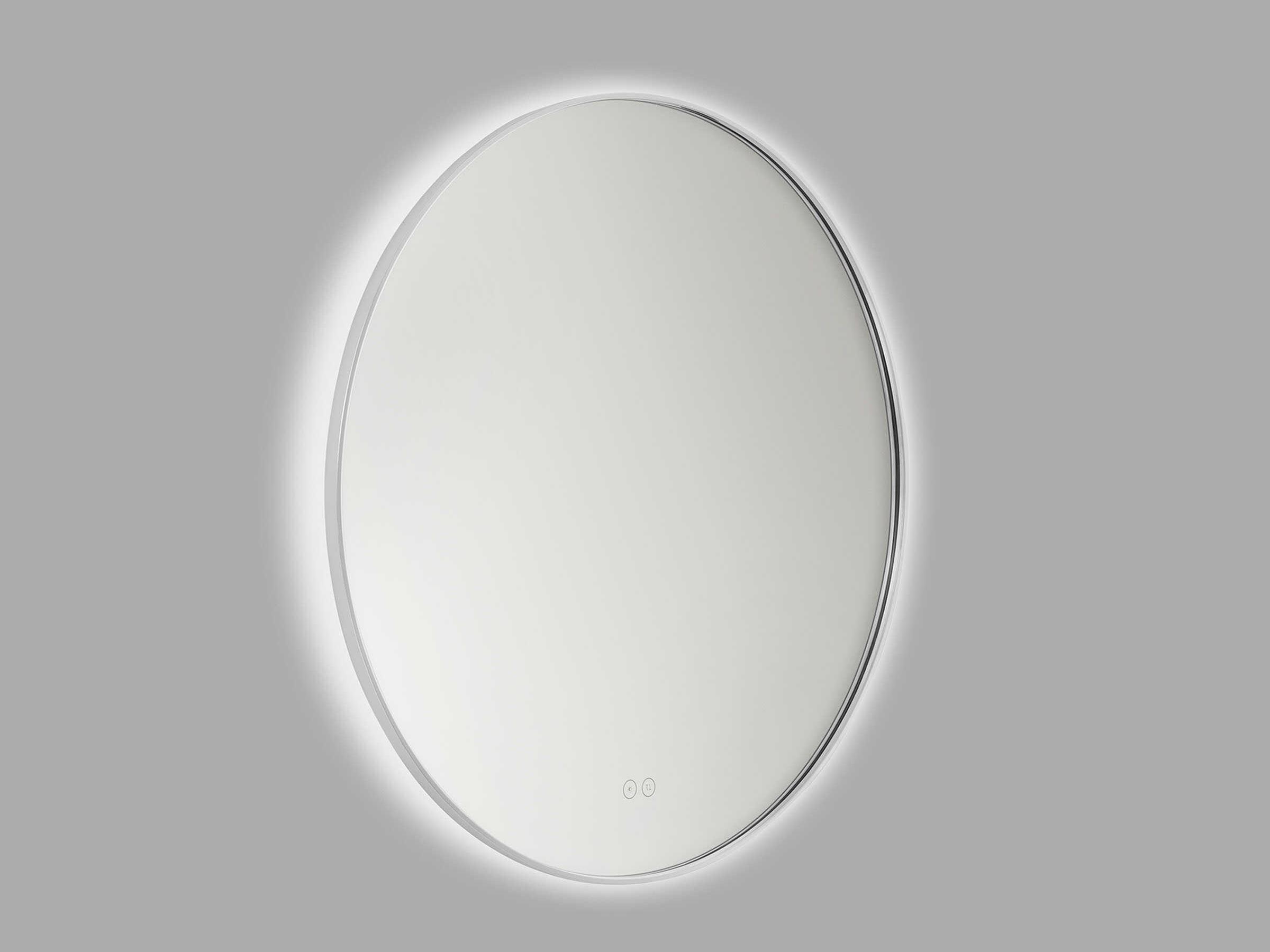 Generation Lighting Cadre Chrome Round Wall Mirror
