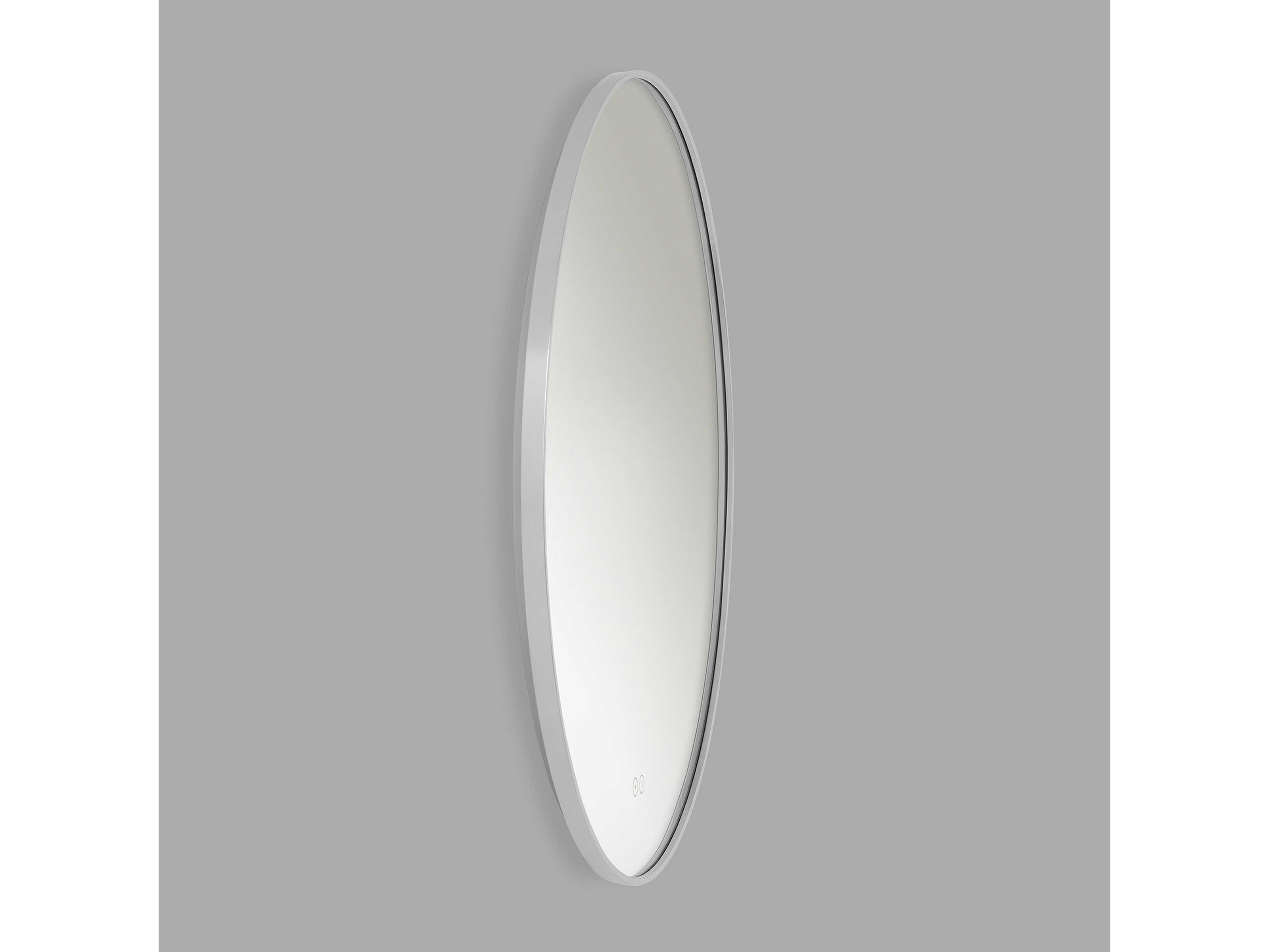 Generation Lighting Cadre Chrome Round Wall Mirror